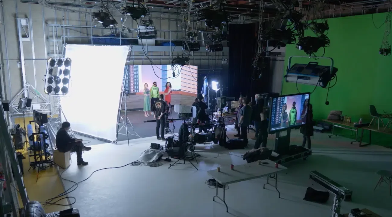 LED wall VP shoot virtual production