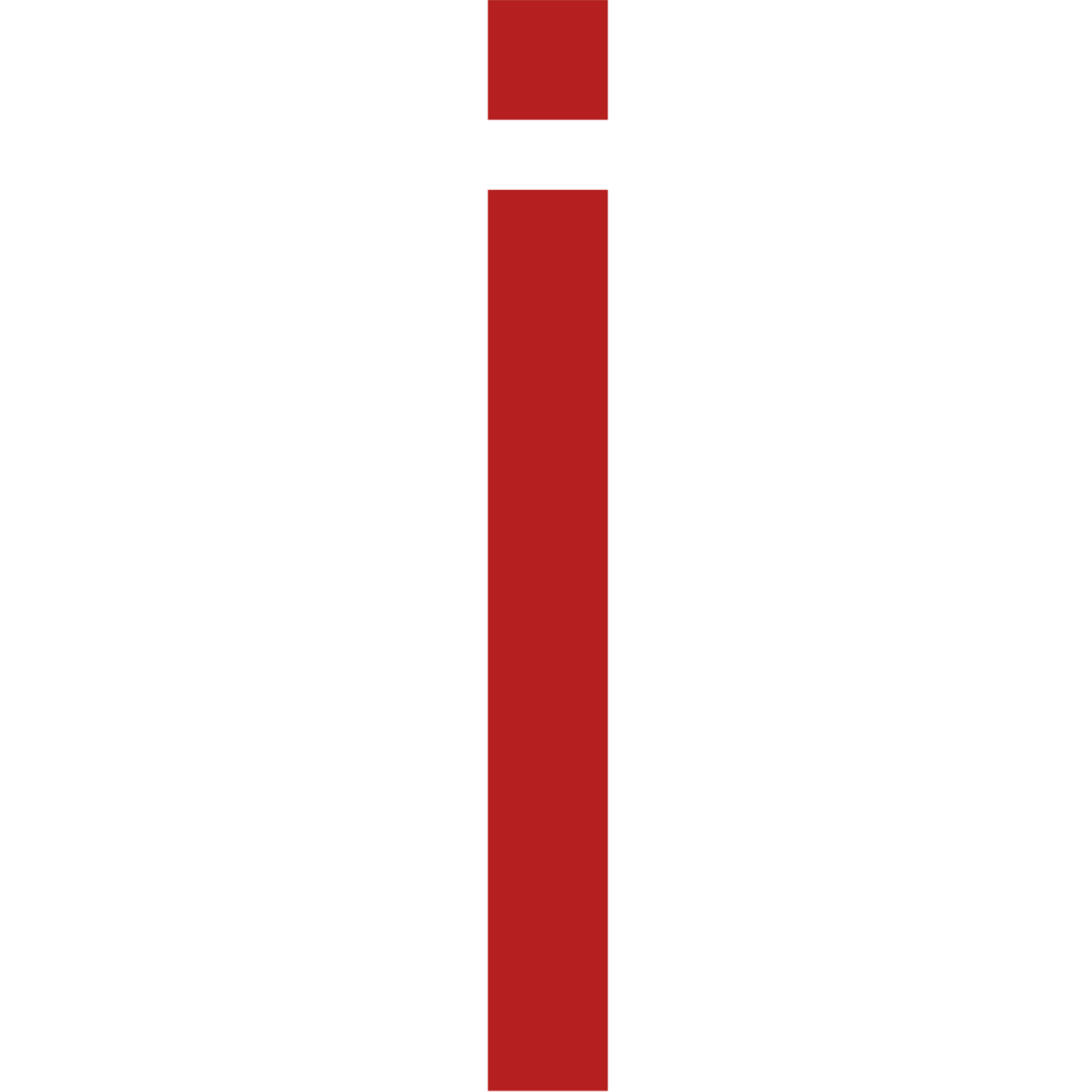 Black flag with a red vertical stripe in the center.