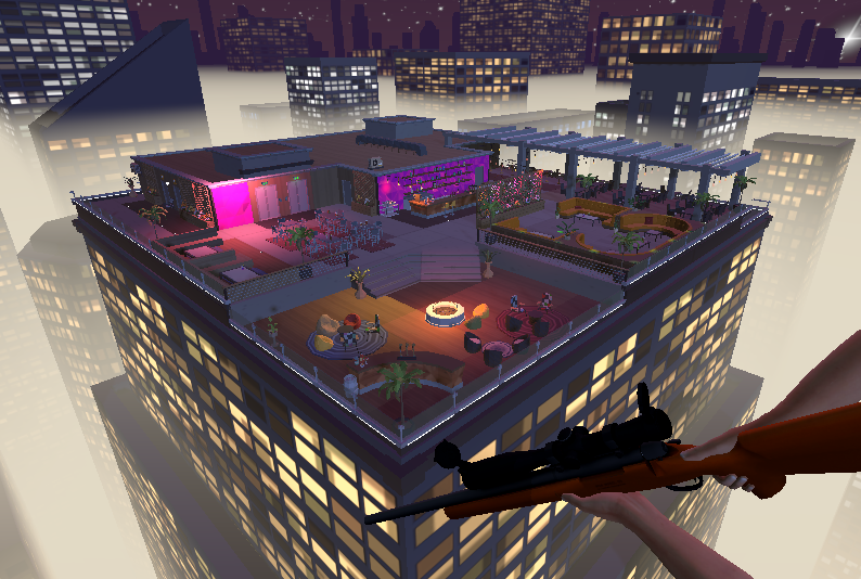  Contract - Sniper  - Professional Prototype - systemic puzzle sniper gameplay