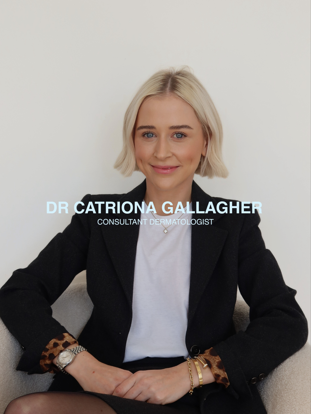 Dr. Catriona Gallagher, a female dermatologist