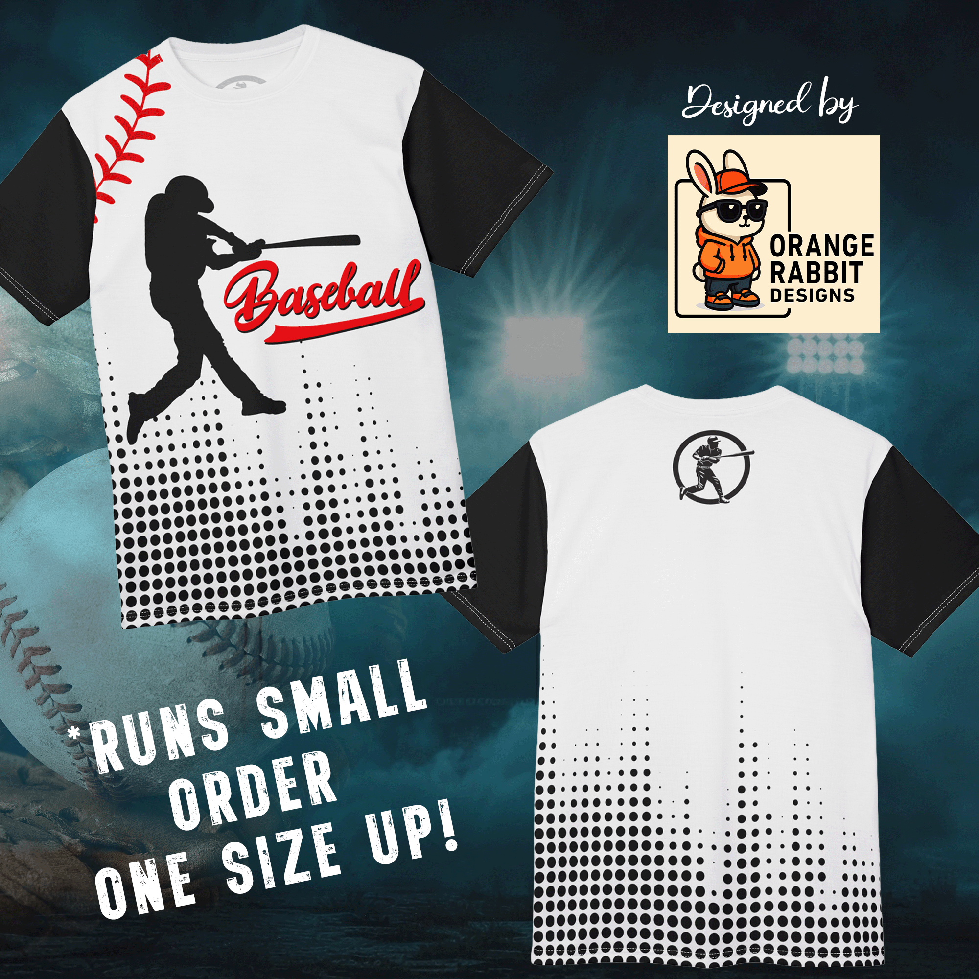 Baseball Game Day Graphic Unisex Tee