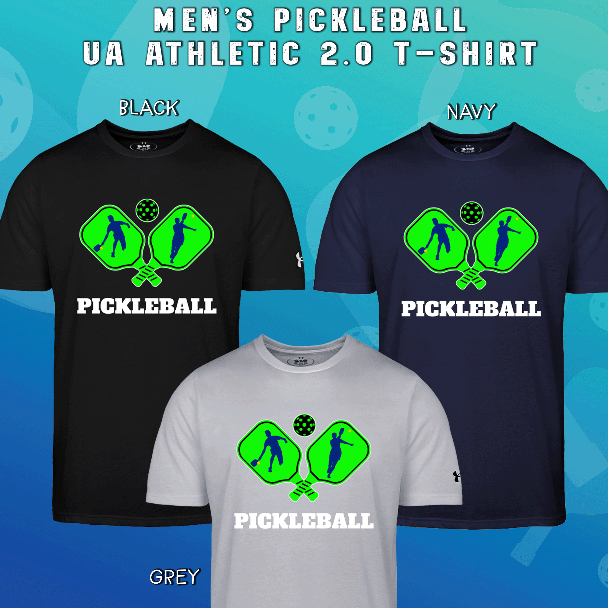 Men's Pickleball Under Armour Athletic 2.0 T-Shirt