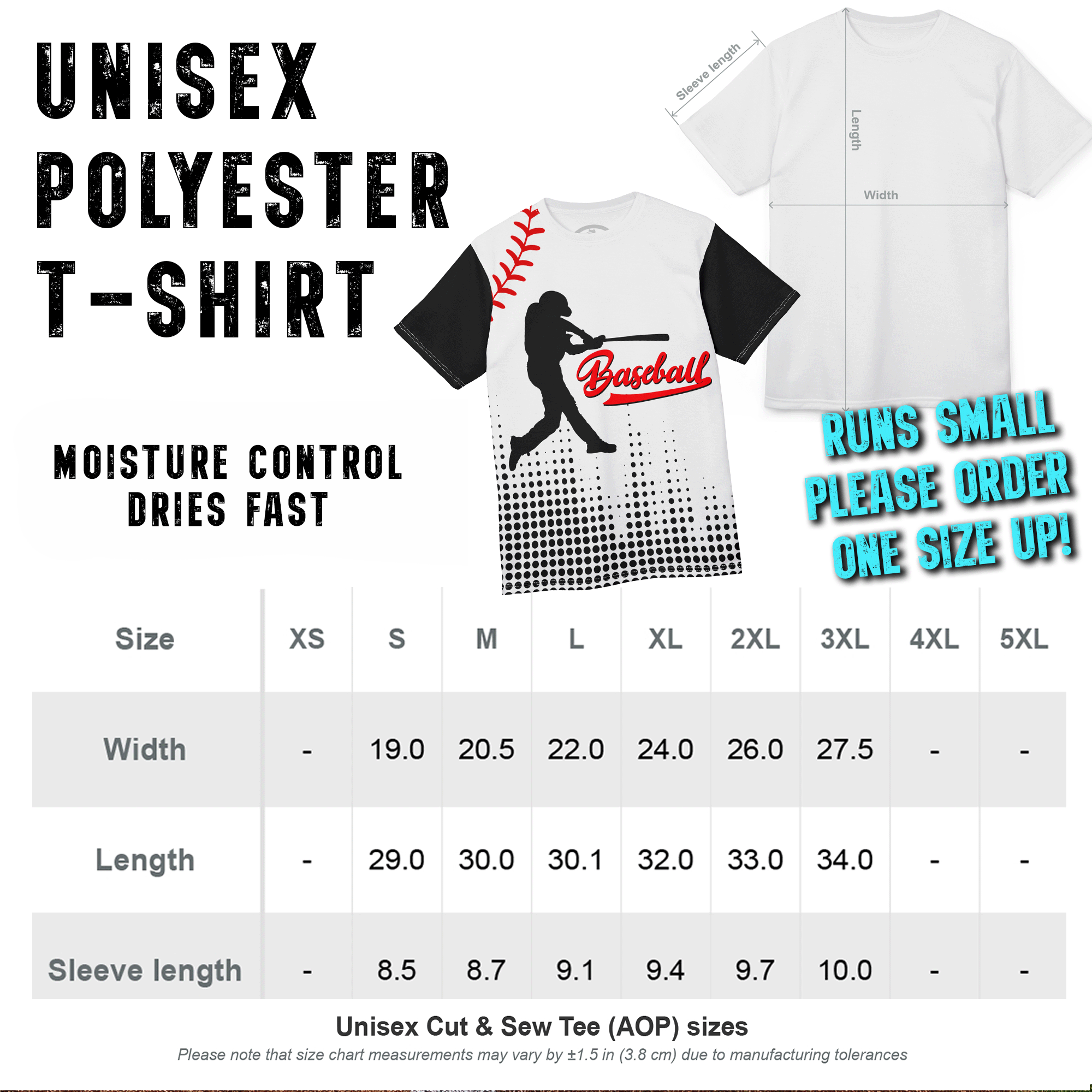 Baseball Game Day Graphic Unisex Tee