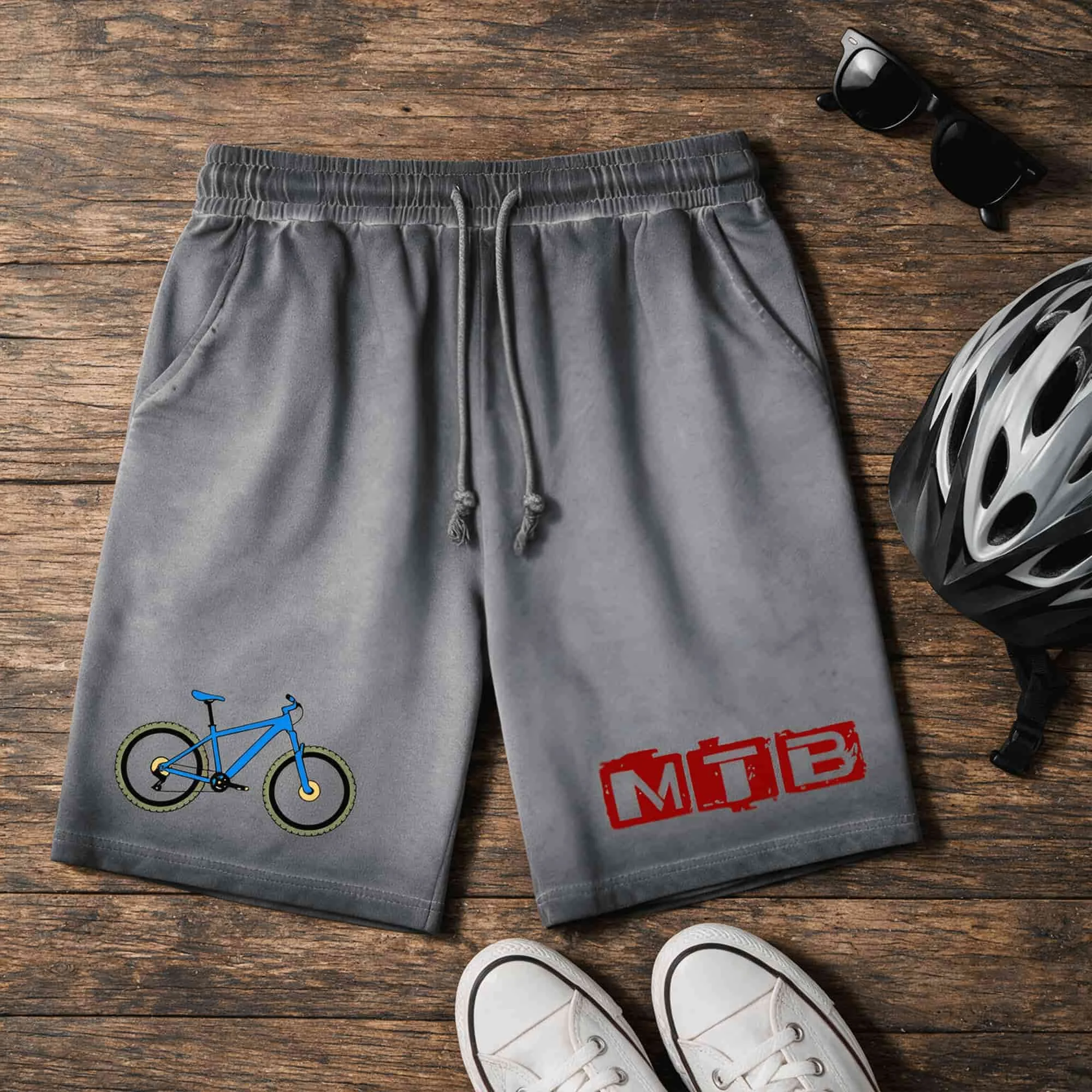 Mountain Bike Trail Rider Reverse Dyed Tee, Tank & Shorts