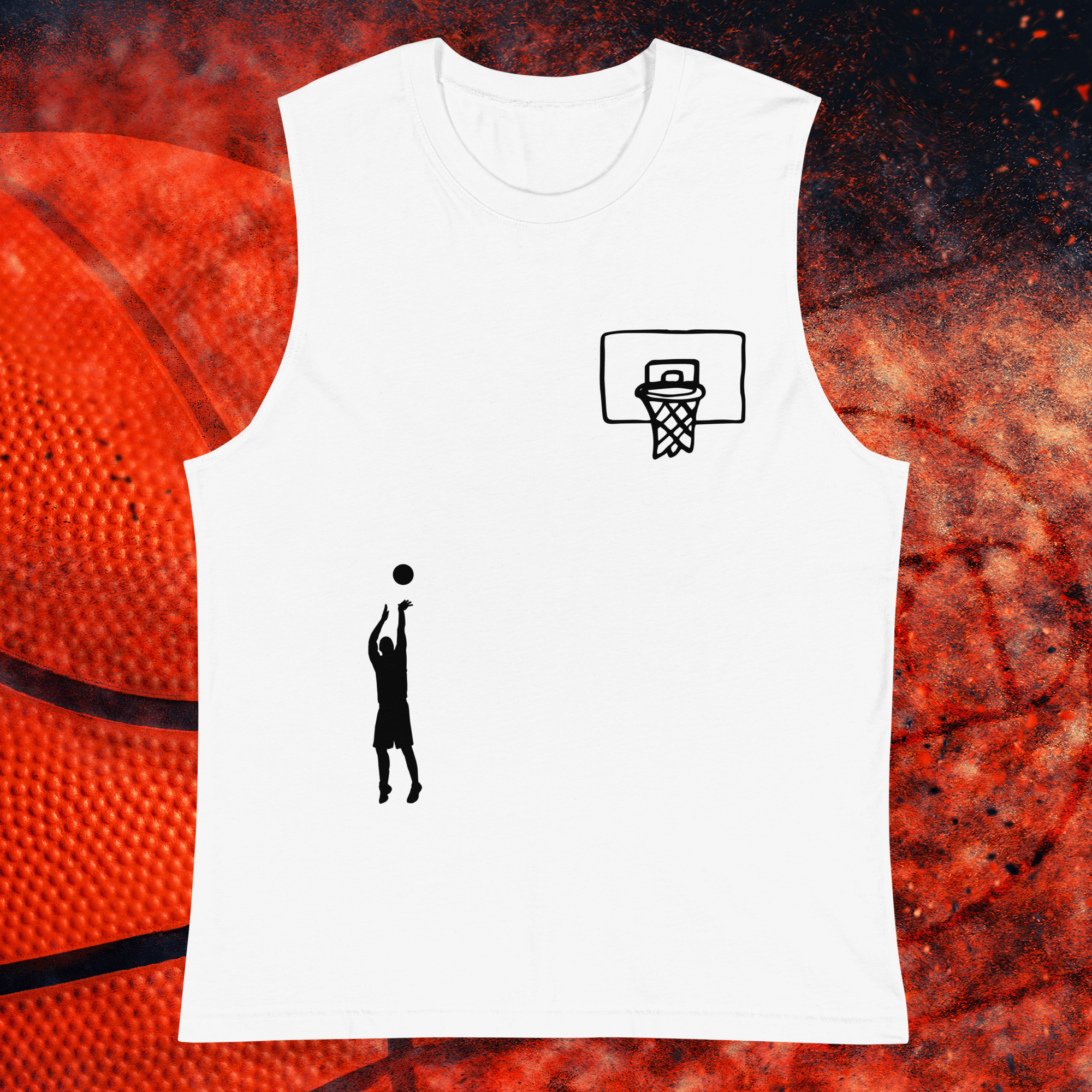 Mens Basketball Muscle T-Shirt