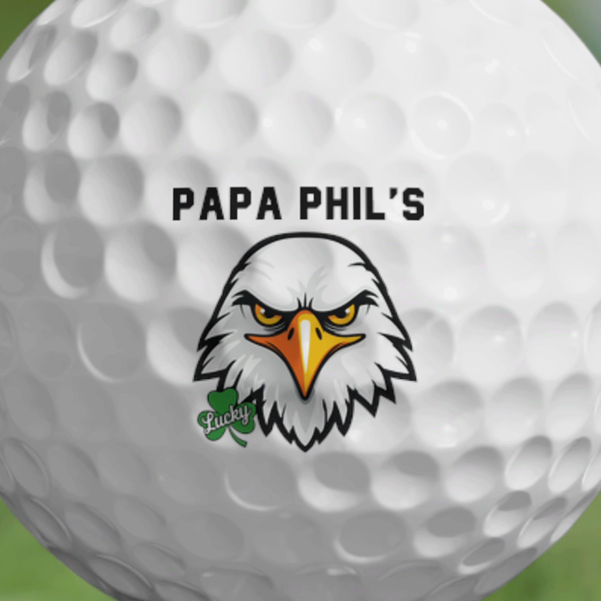 PERSONALIZED Lucky Eagle Golf Balls