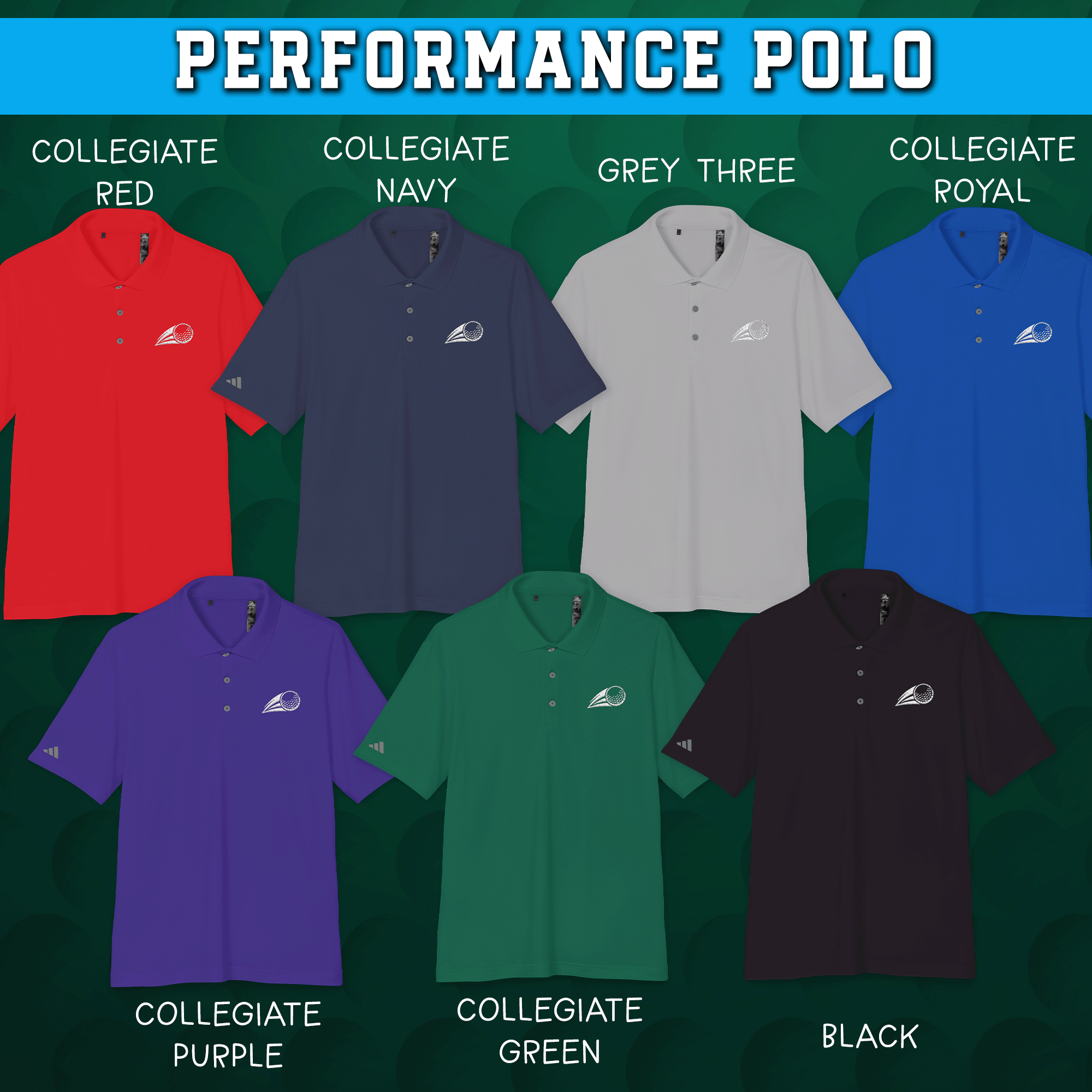 Adidas Performance Polo Embroidered Golf Ball