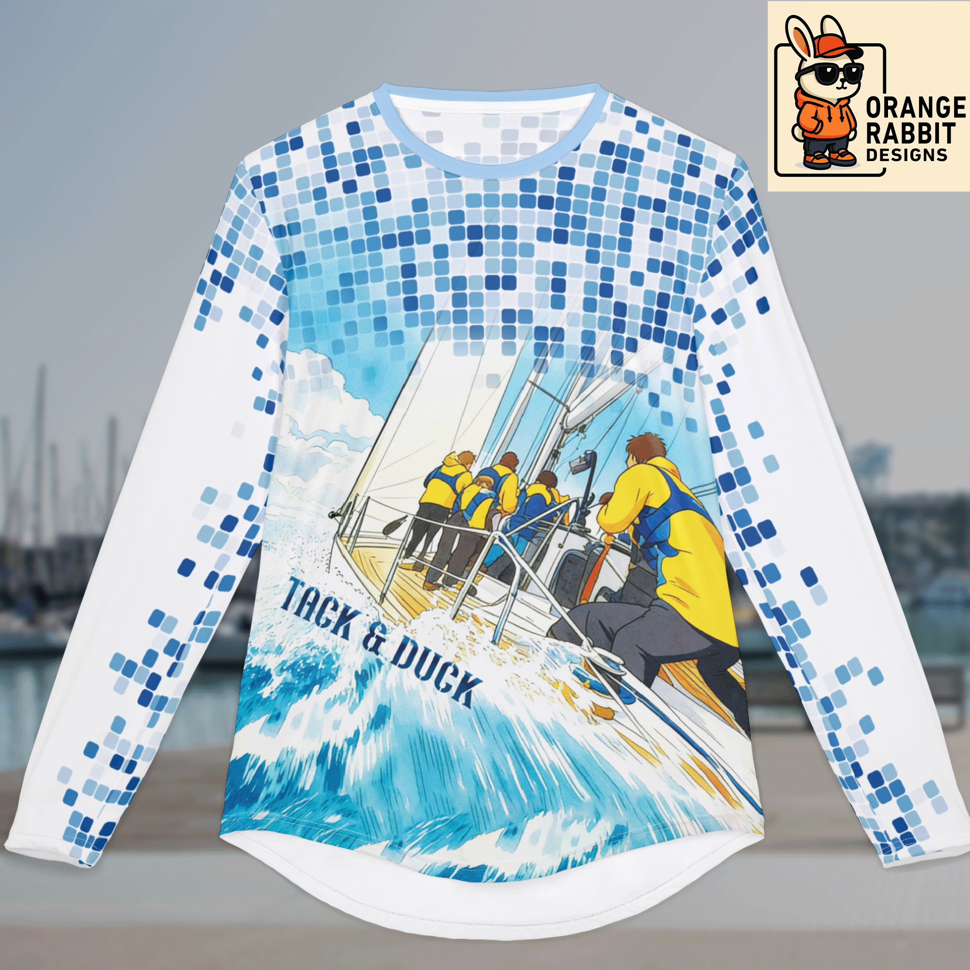 Men's Performance Long Sleeve UV Sun Protection Sailing Shirt