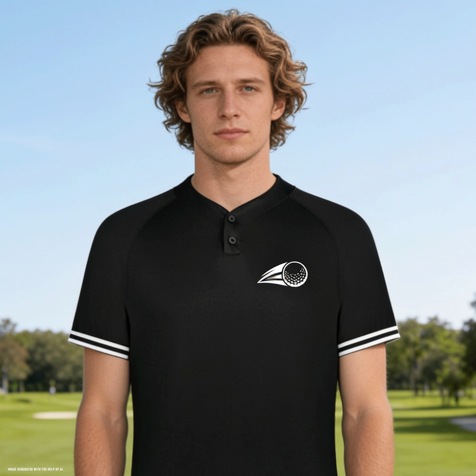 Men's Cutter Henley Golf Shirt