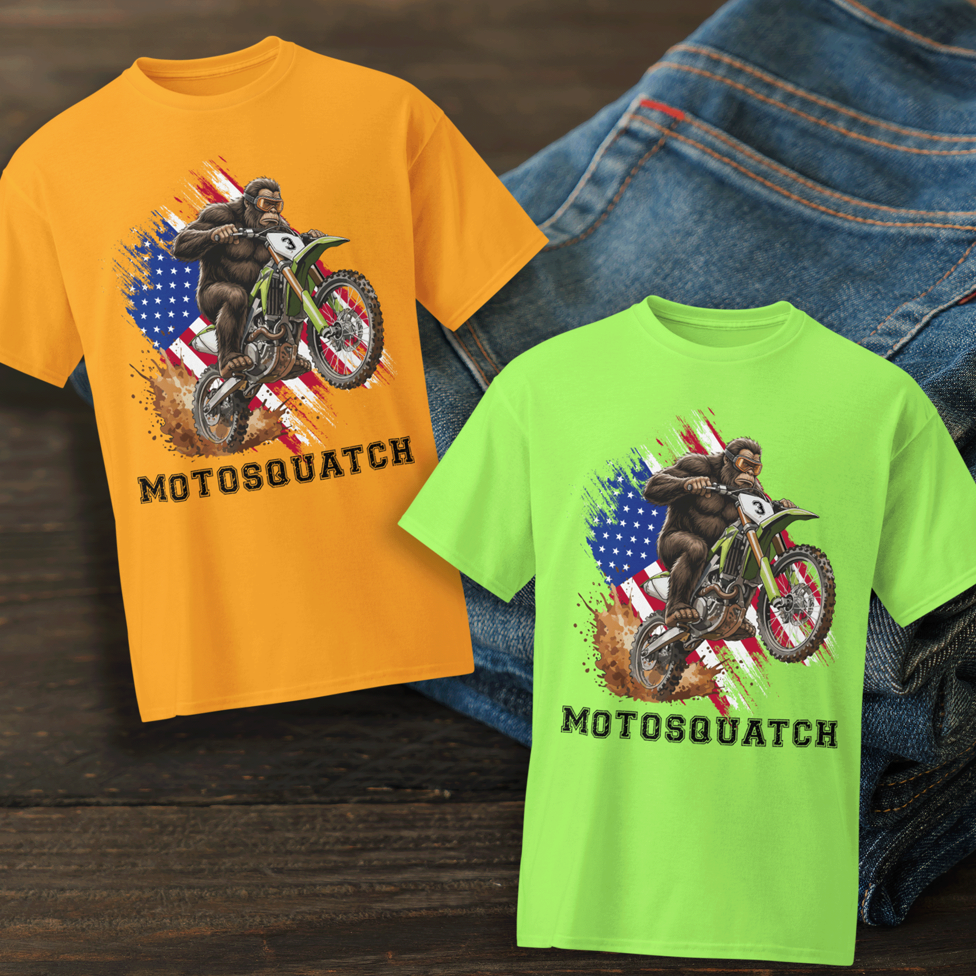 MotoSquatch DryBlend® T-Shirt