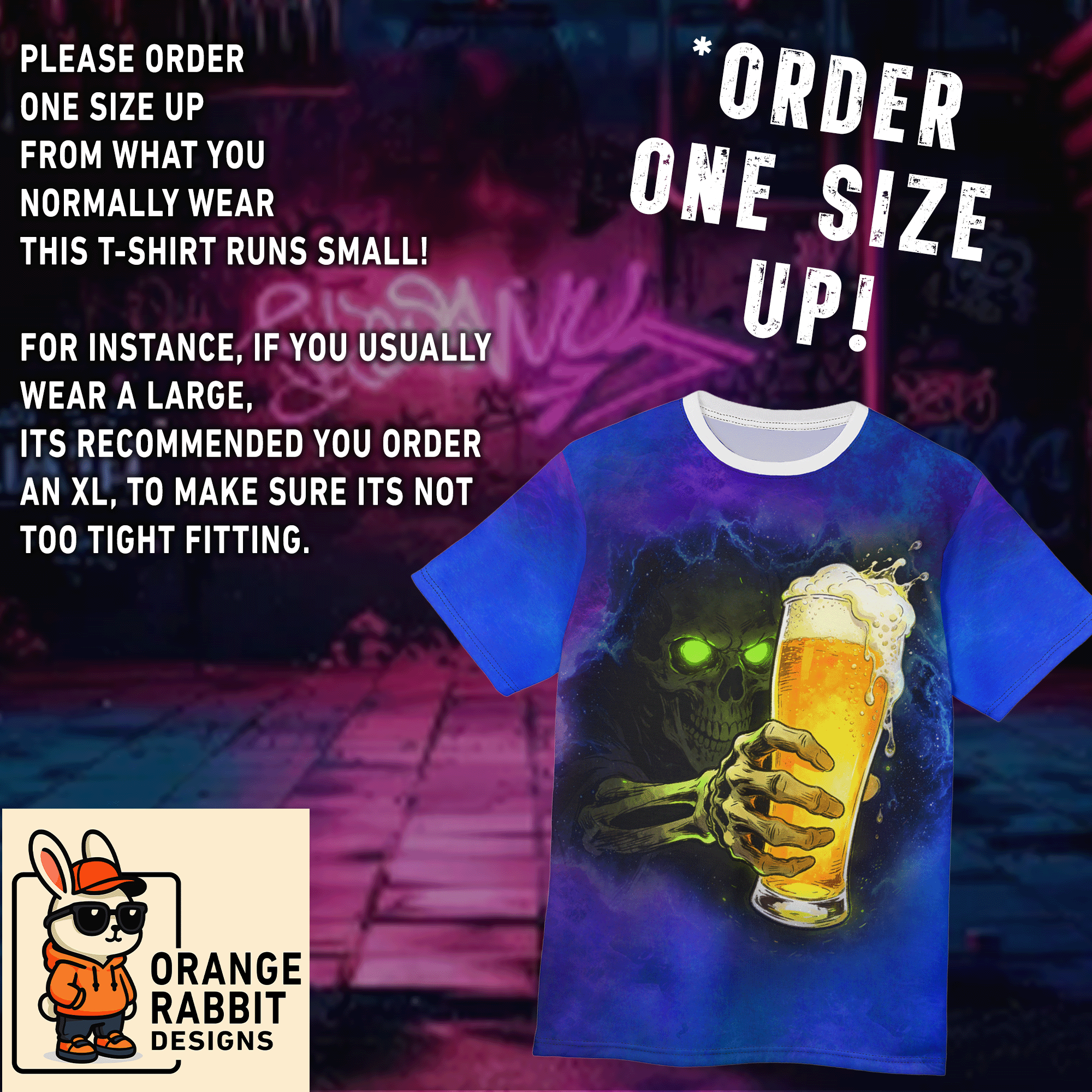 Skeleton Beer Cheers T-shirt
