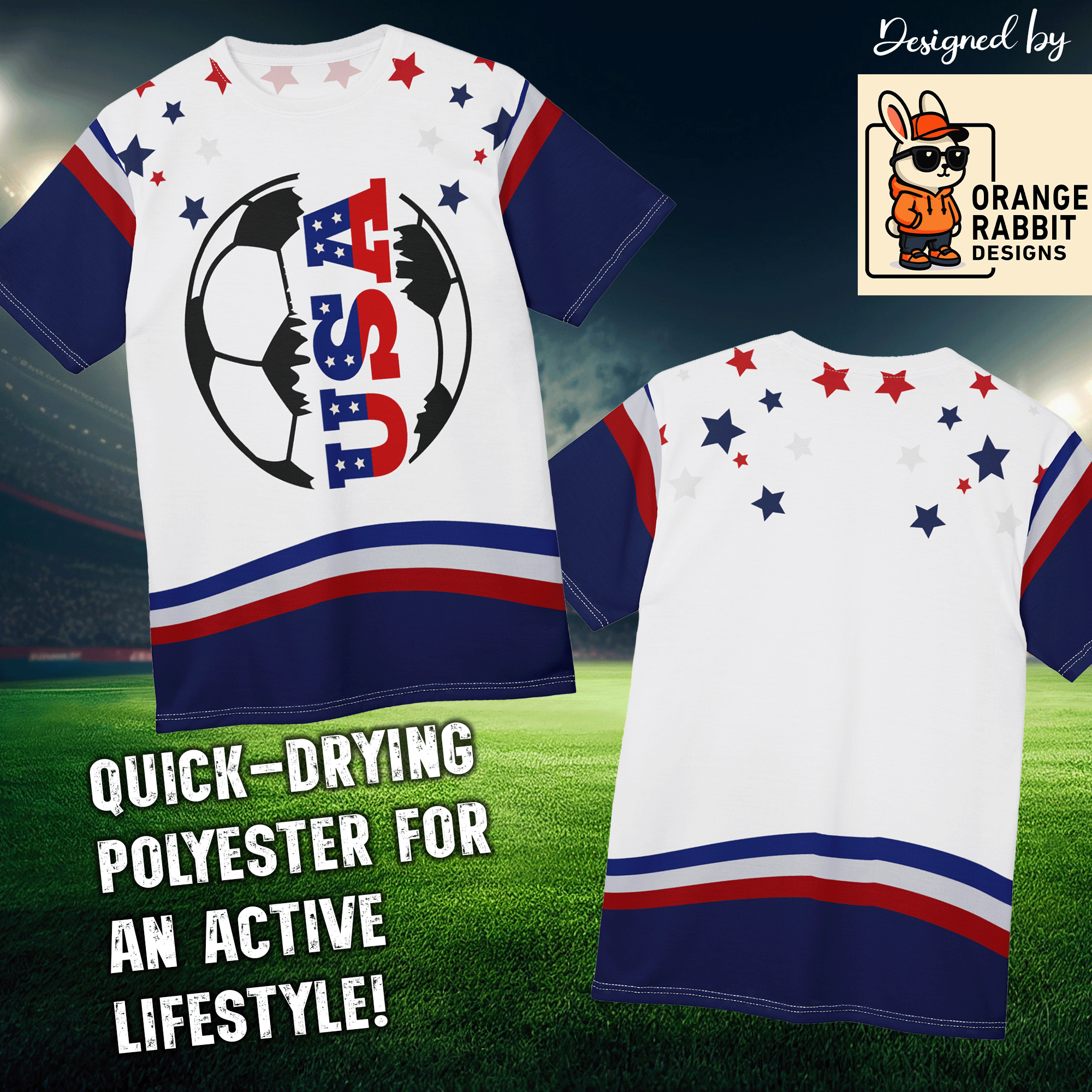 USA Soccer Quick-drying Tee