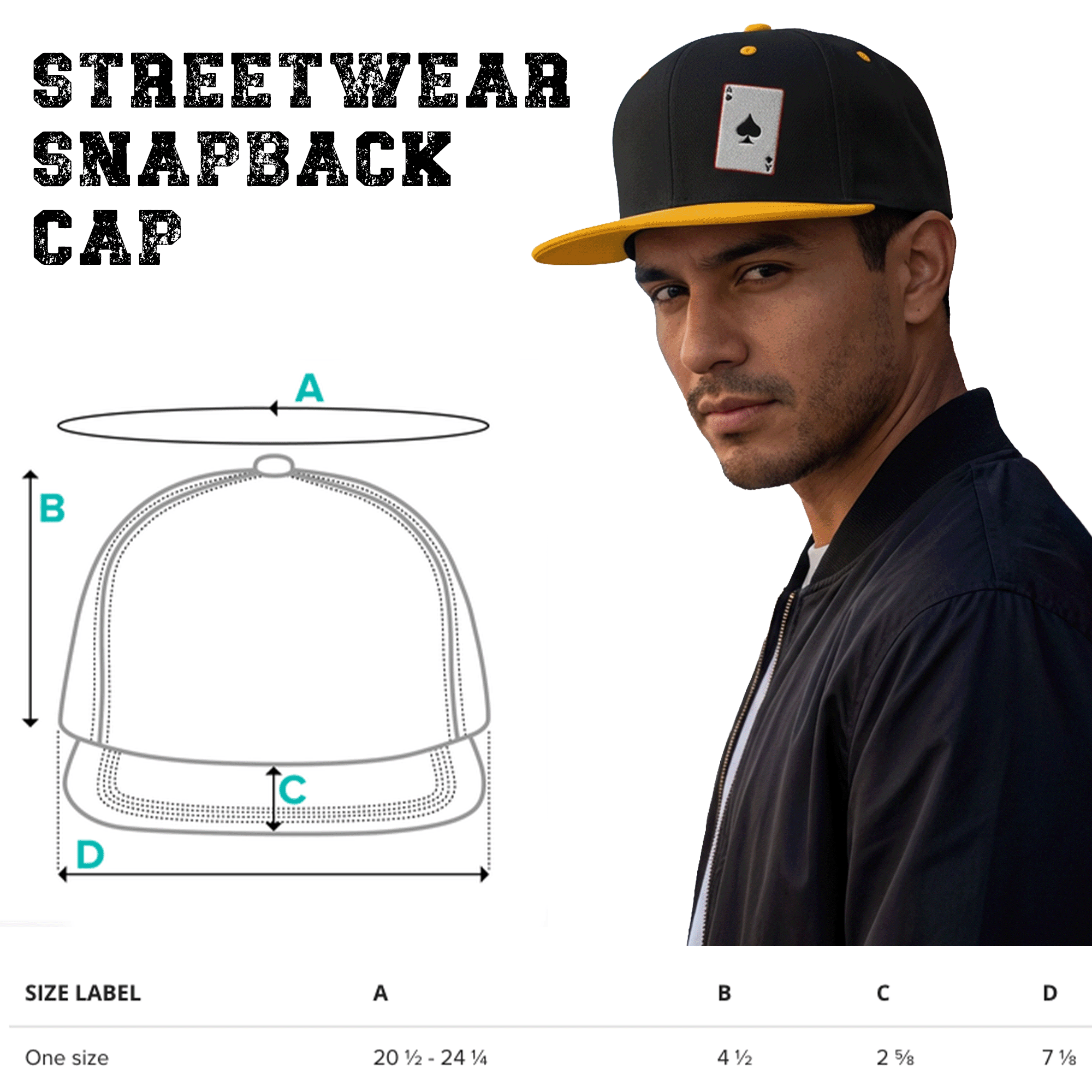 Ace card snapback hat 15.png