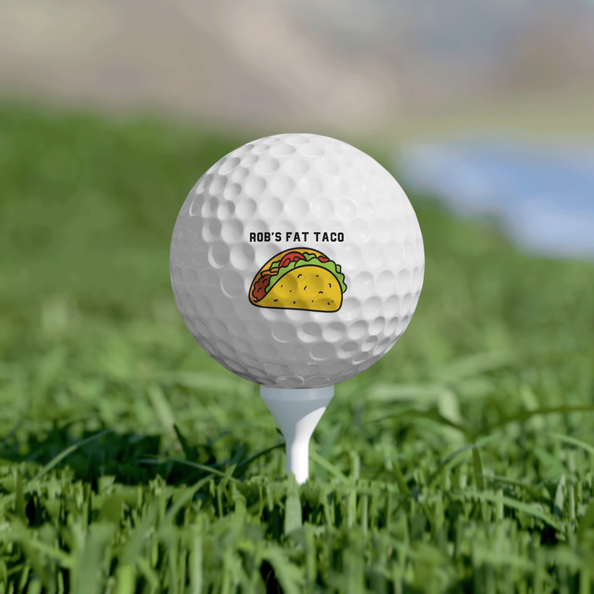 PERSONALIZED TACO Golf Balls