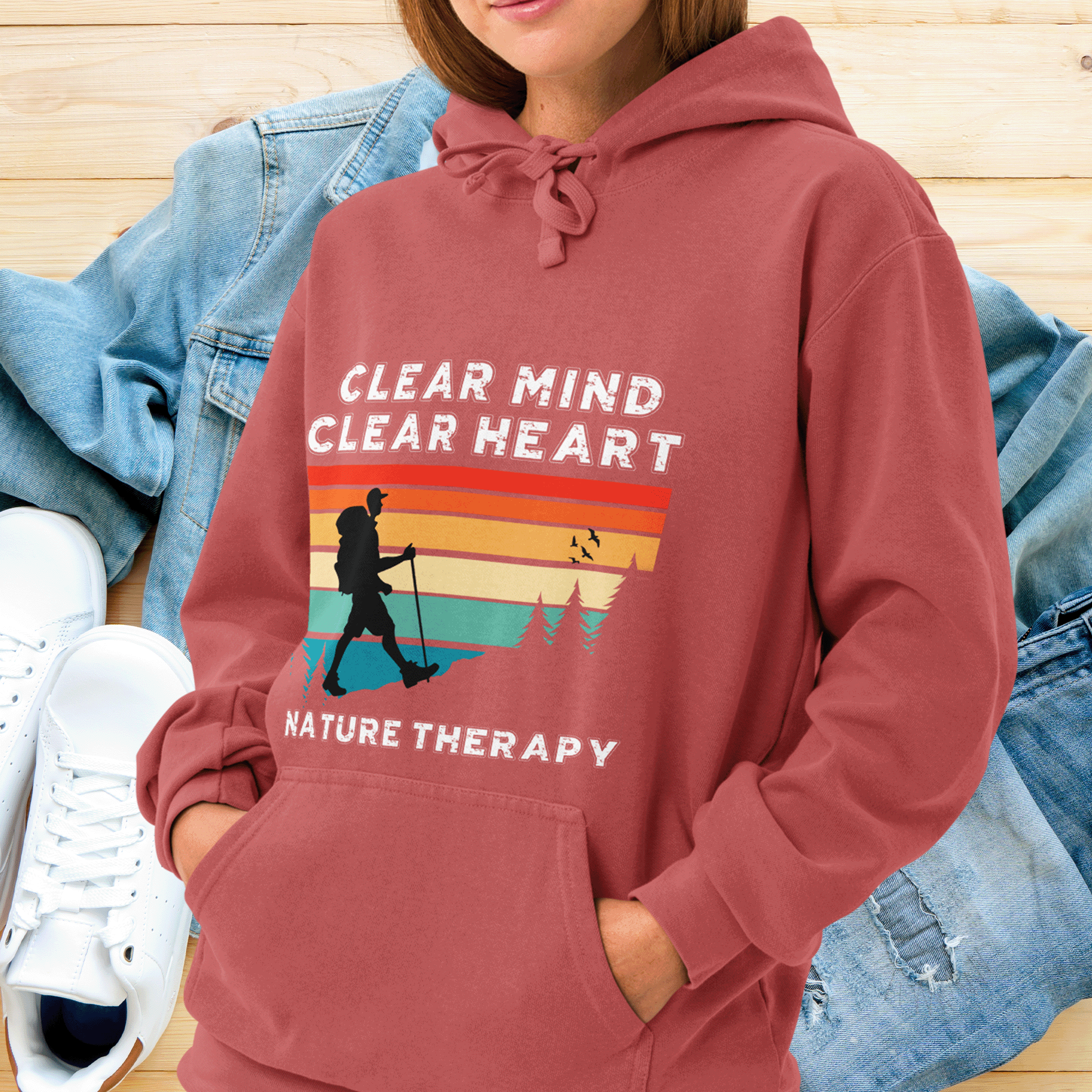 Nature Therapy Hiking Hoodie