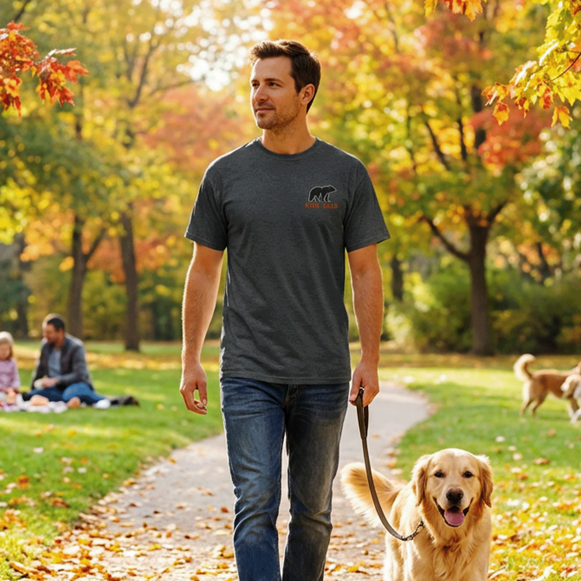 Embroidered Stay Wild Bear DryBlend® T-Shirt