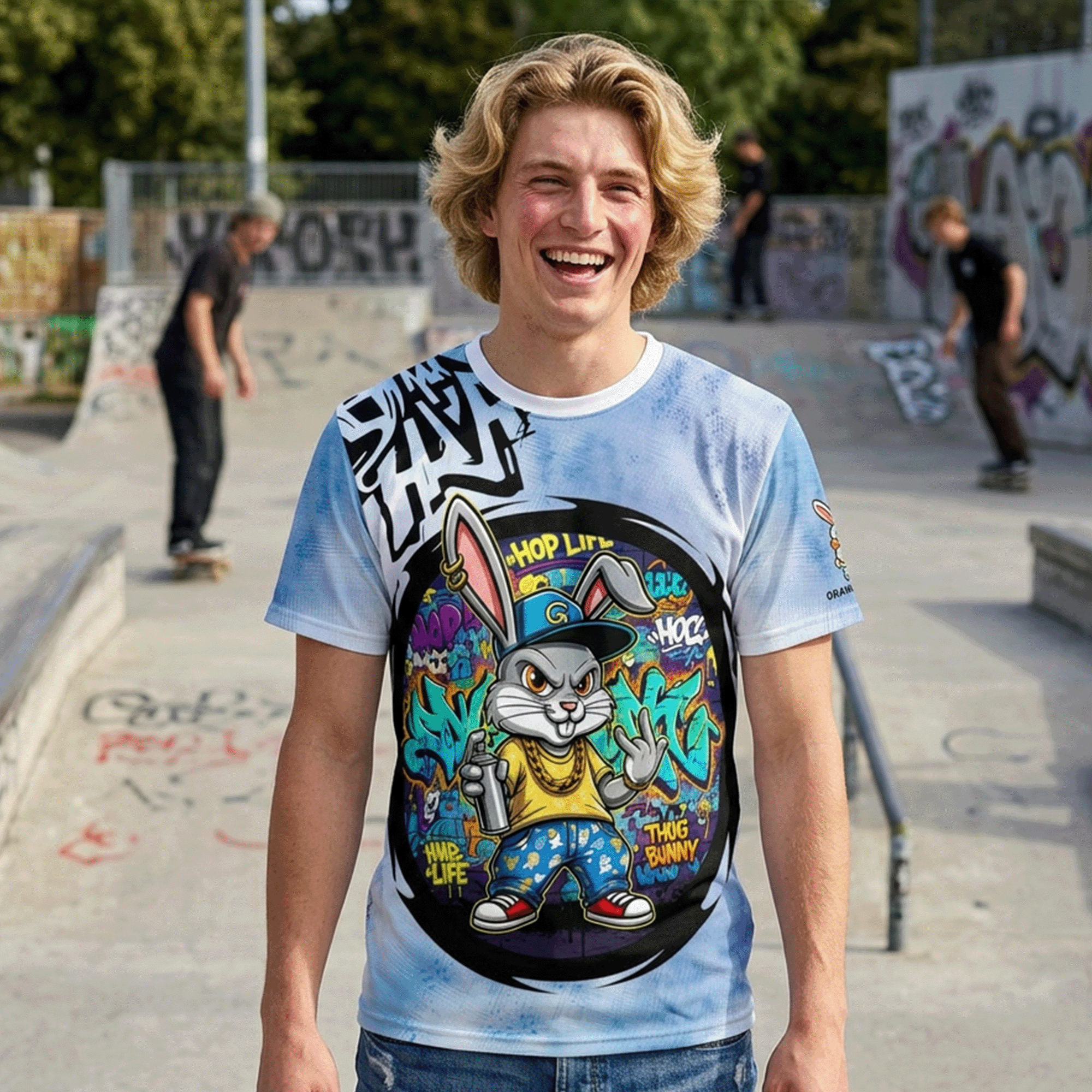 Graffiti Street Bunny Tee