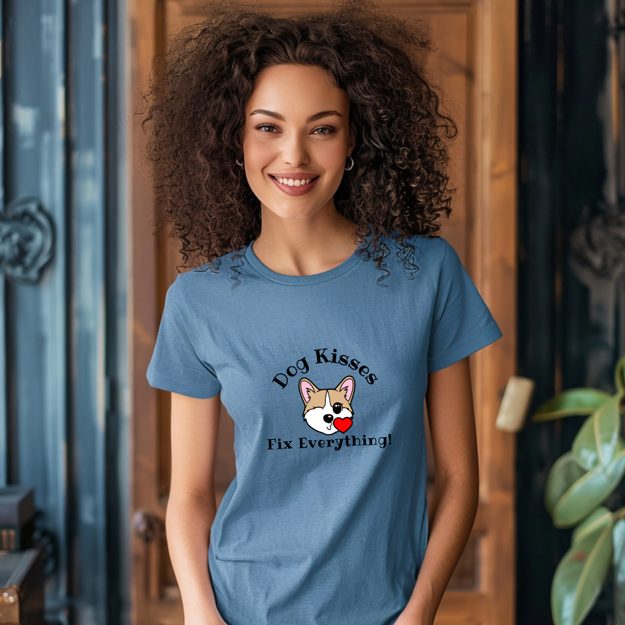 Dog Kisses Fix Everything T-shirt