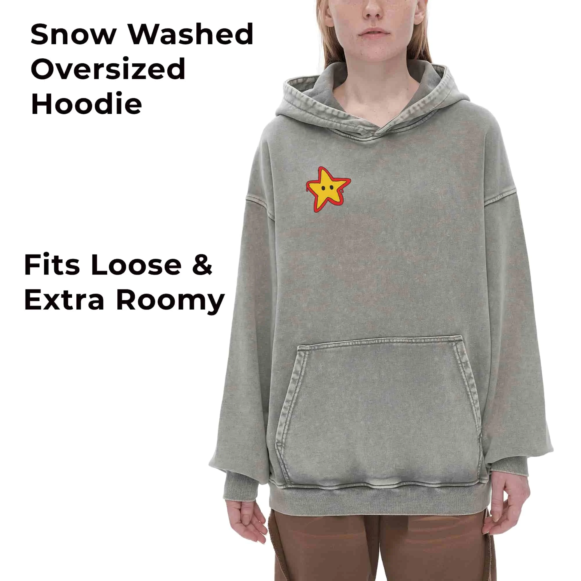 Snow Washed Star Fleece Hoodie & Sweatpants