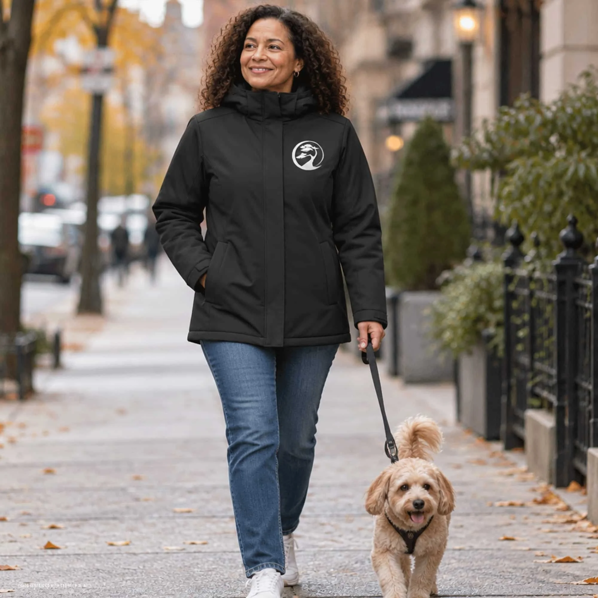 Women's Bonsai Tree Rain Jacket