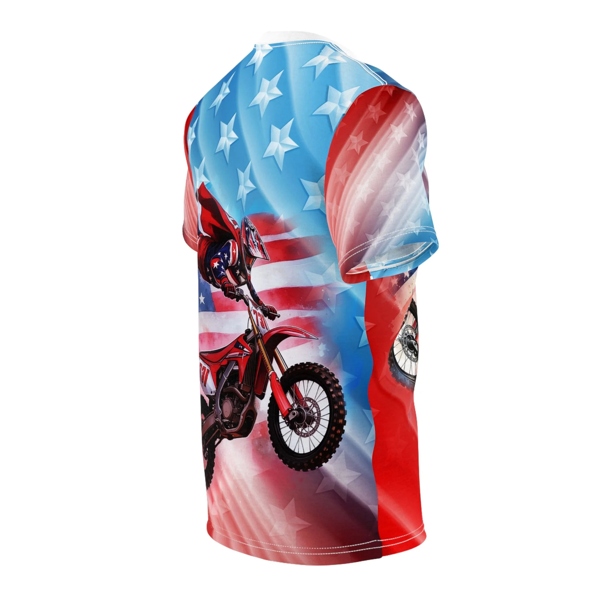 Patriotic Motocross Tee