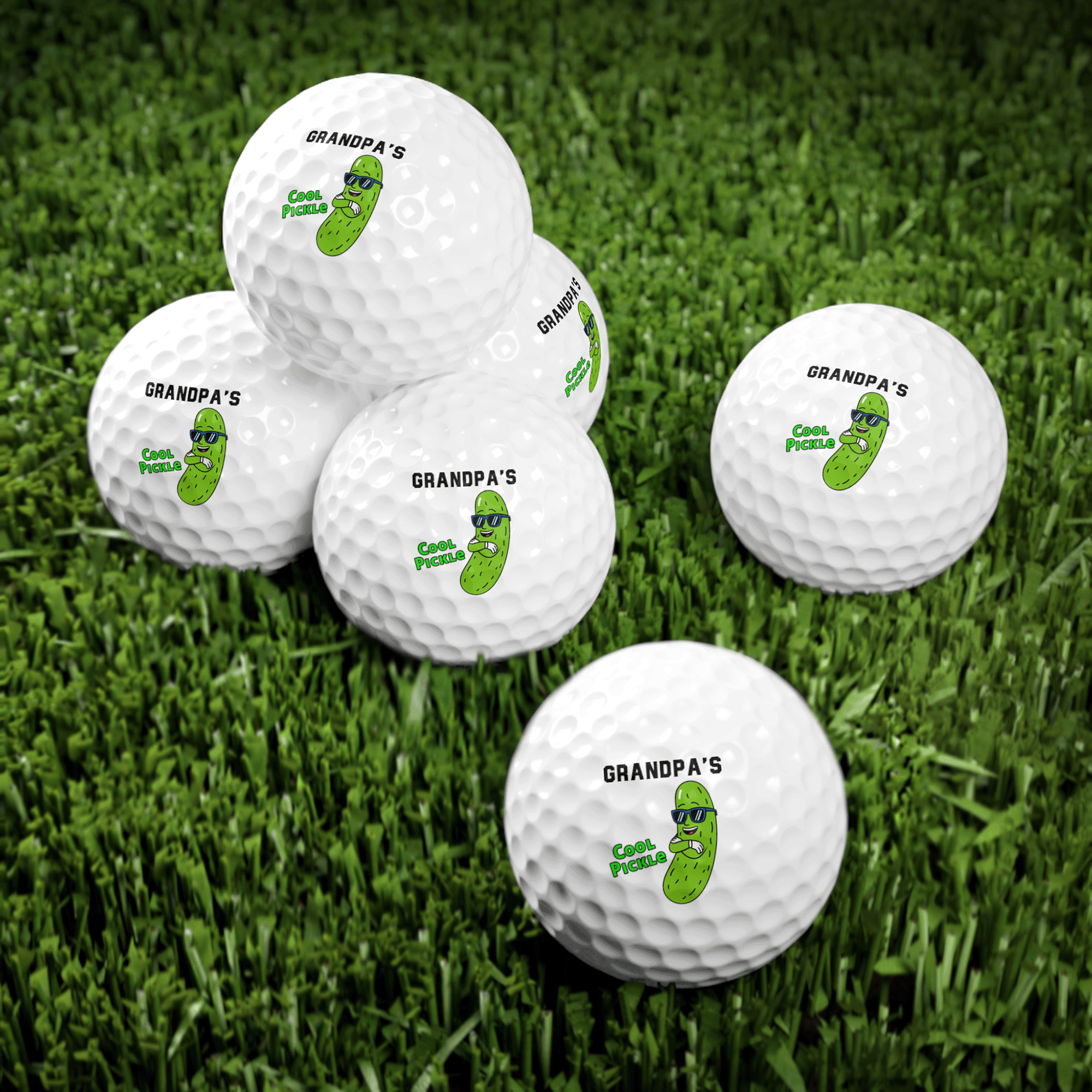 PERSONALIZED Cool Pickle Golf Balls