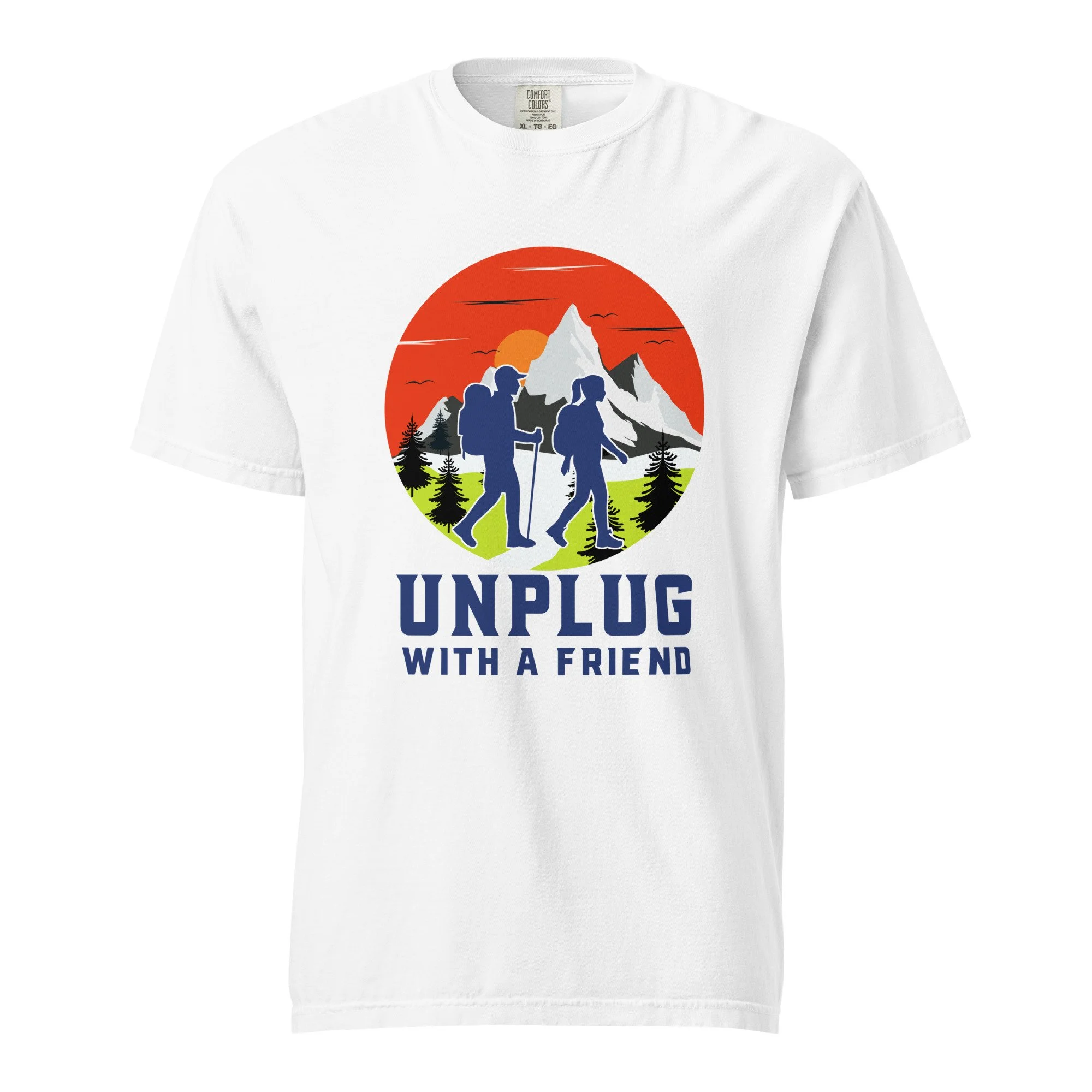 Unplug with a Friend Hiking T-shirt