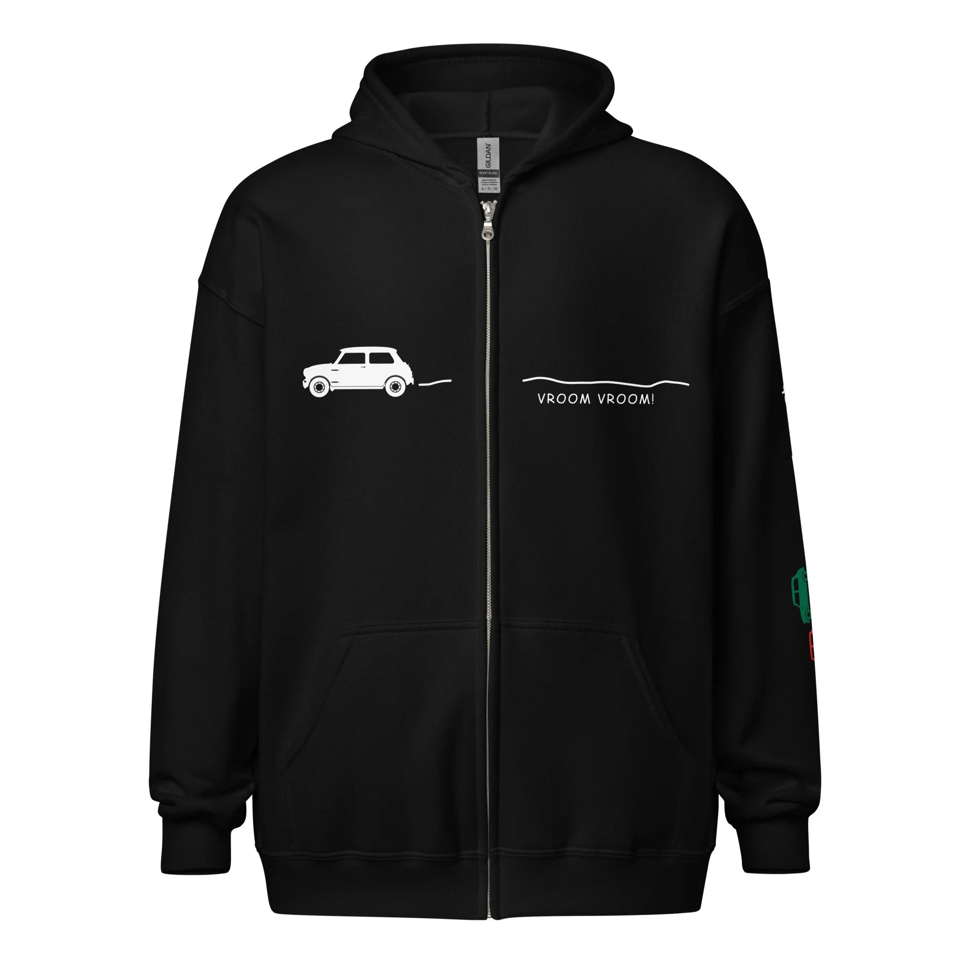 Mini Minimalist Full Zip Unisex Hoodie Jacket