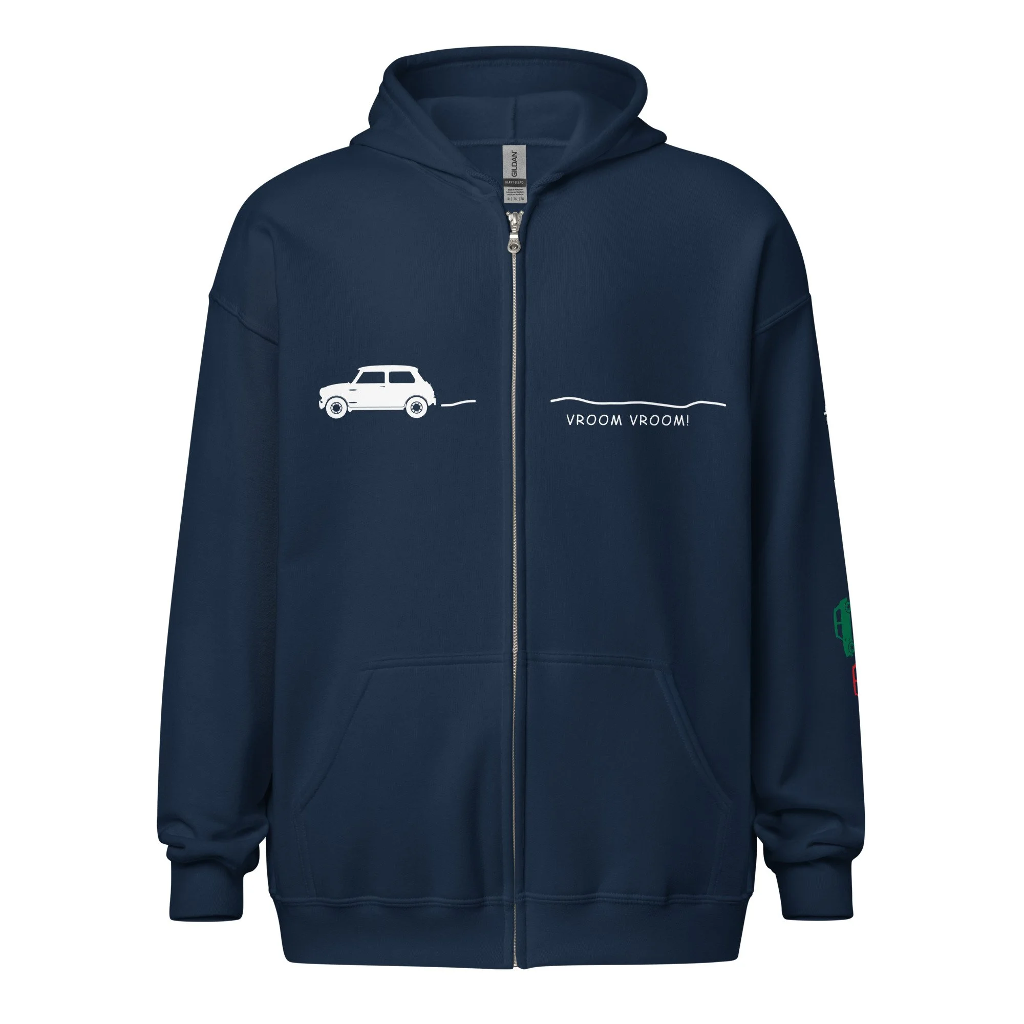 Mini Minimalist Full Zip Unisex Hoodie Jacket