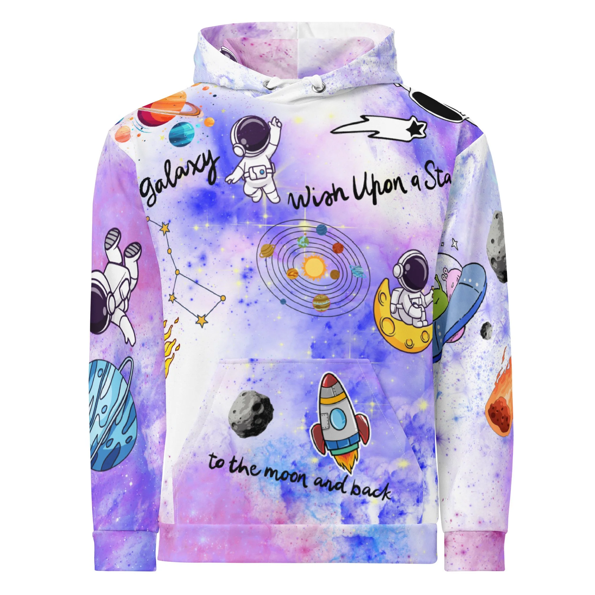 Space Themed Streetwear Hoodie