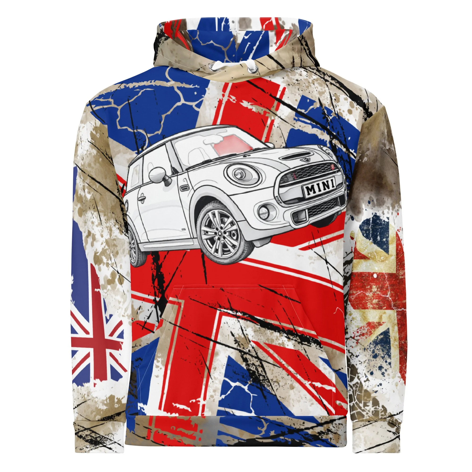Mini Streetwear Grunge Racing Hoodie