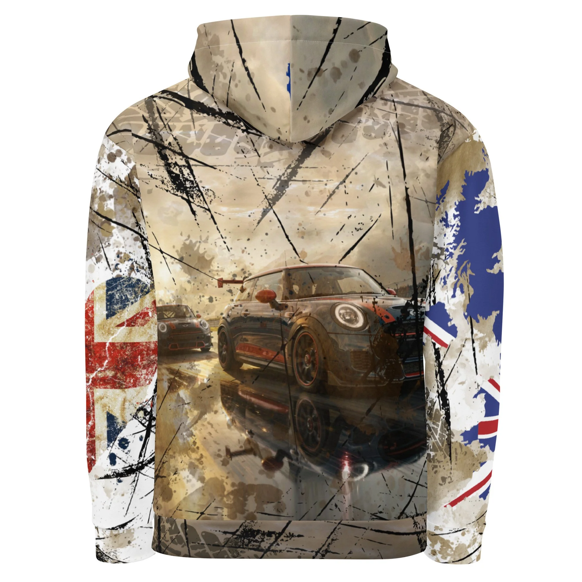 Mini Streetwear Grunge Racing Hoodie