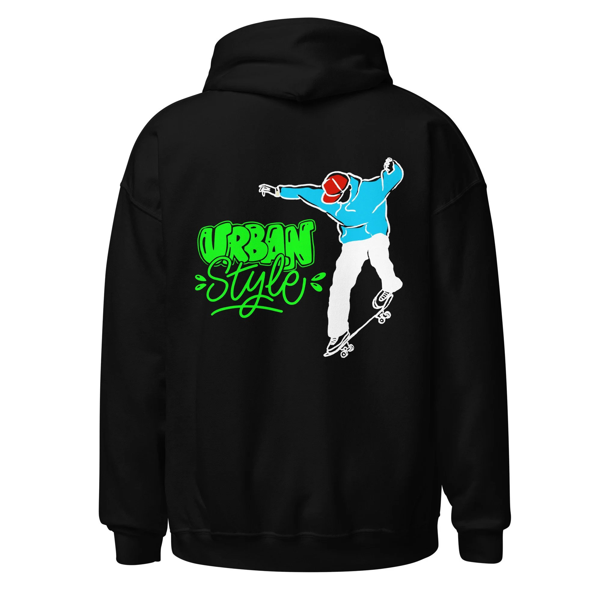 Urban Style Skateboarder Hoodie