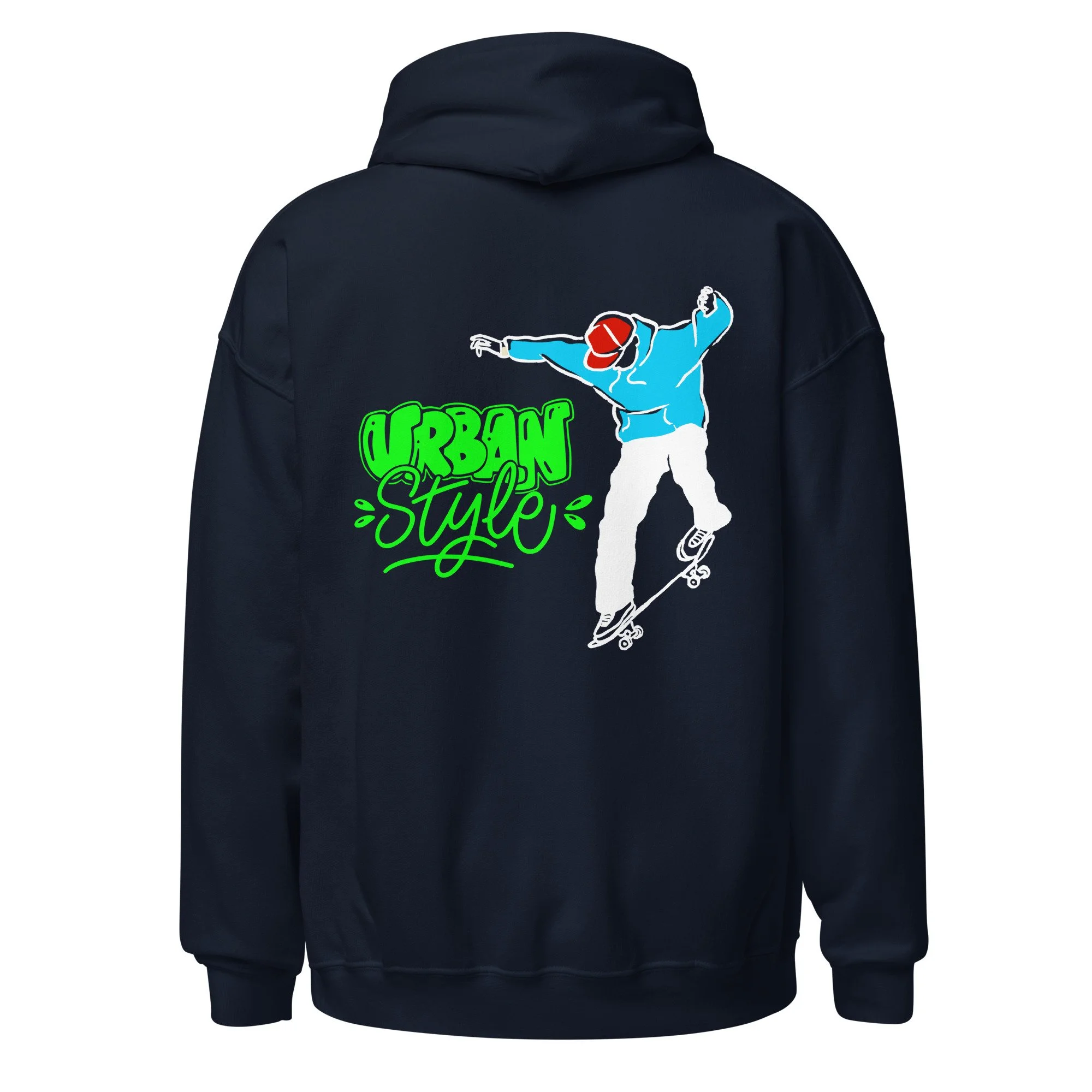Urban Style Skateboarder Hoodie