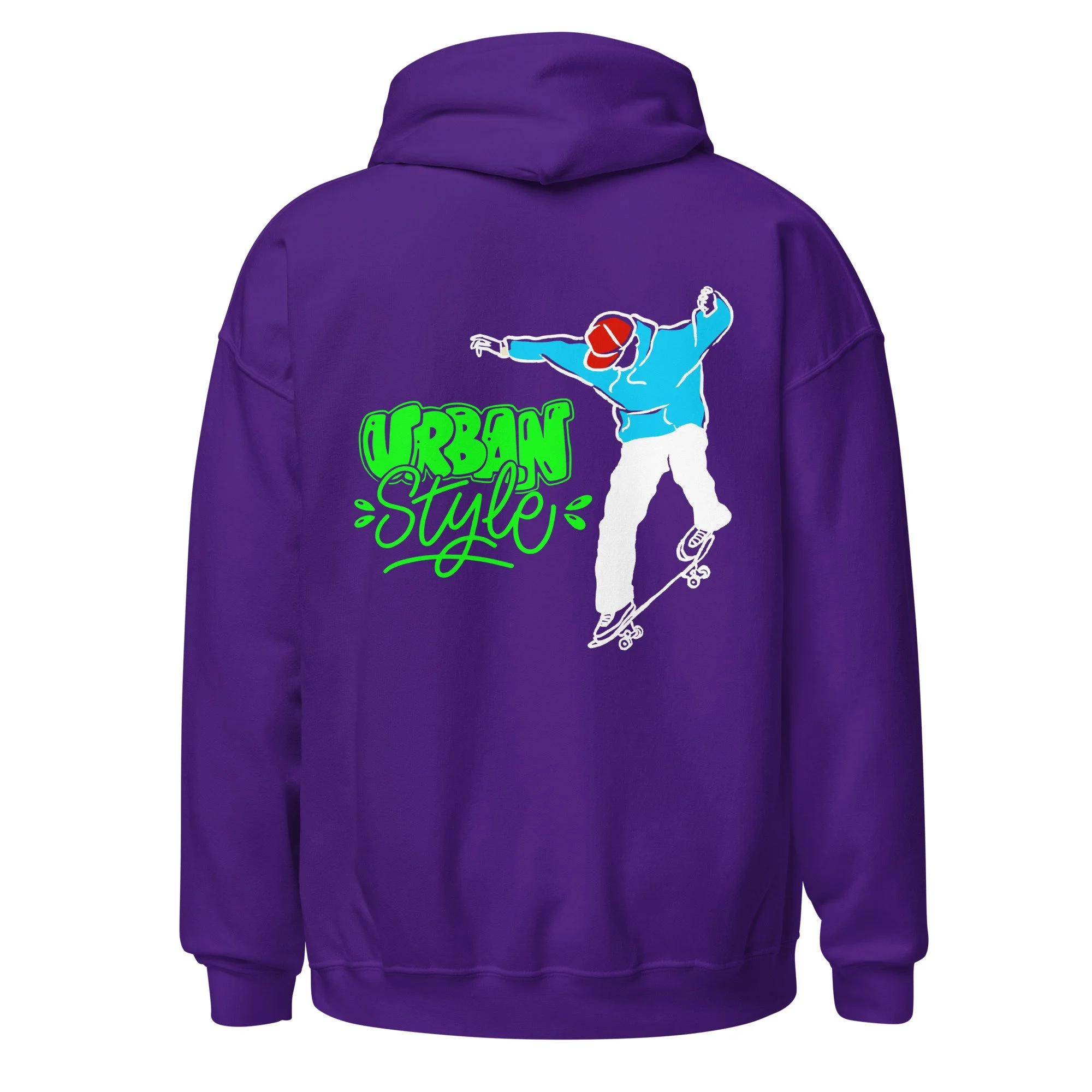 Urban Style Skateboarder Hoodie