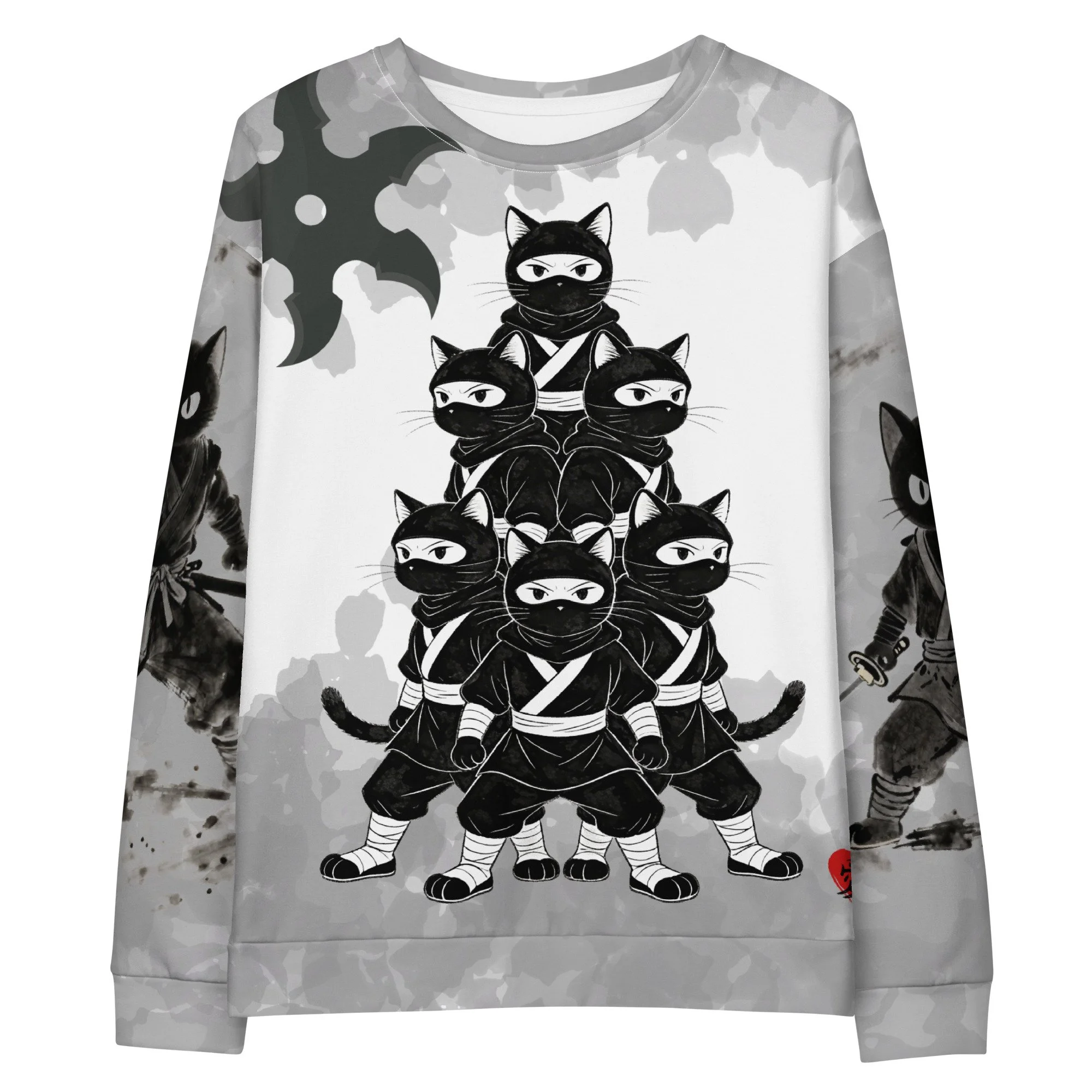 NINJA Cats Cotton Sweatshirt