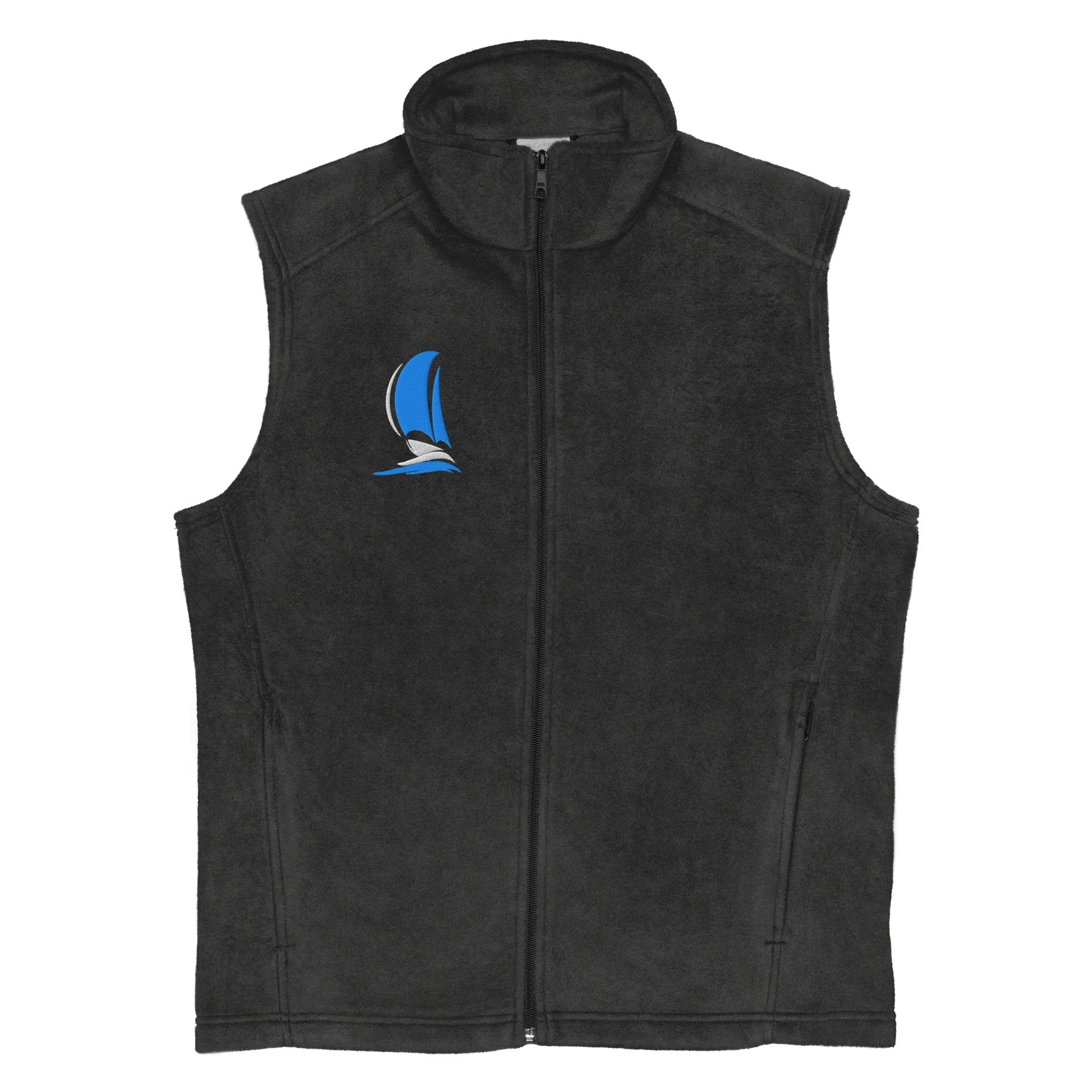 Embroidered Mens Sailboat Columbia Fleece Vest