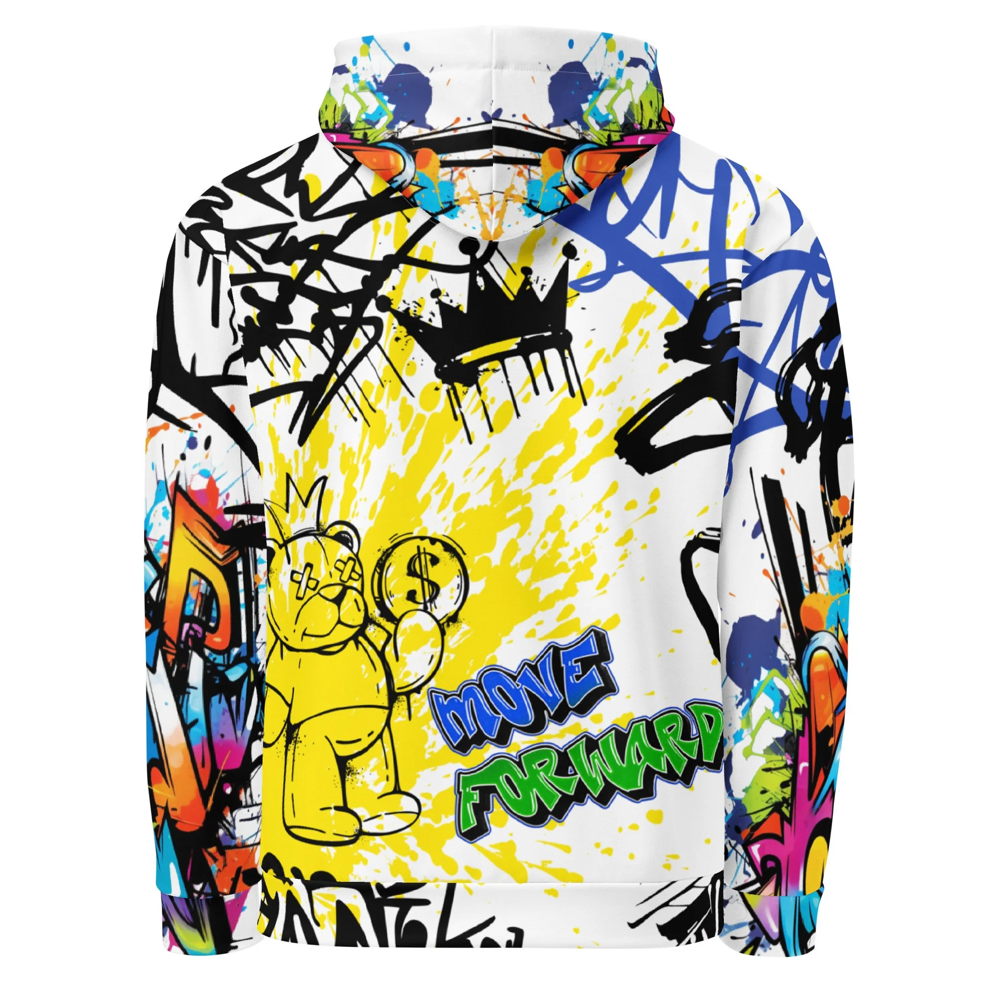 Graffiti Bear Streetwear Hoodie