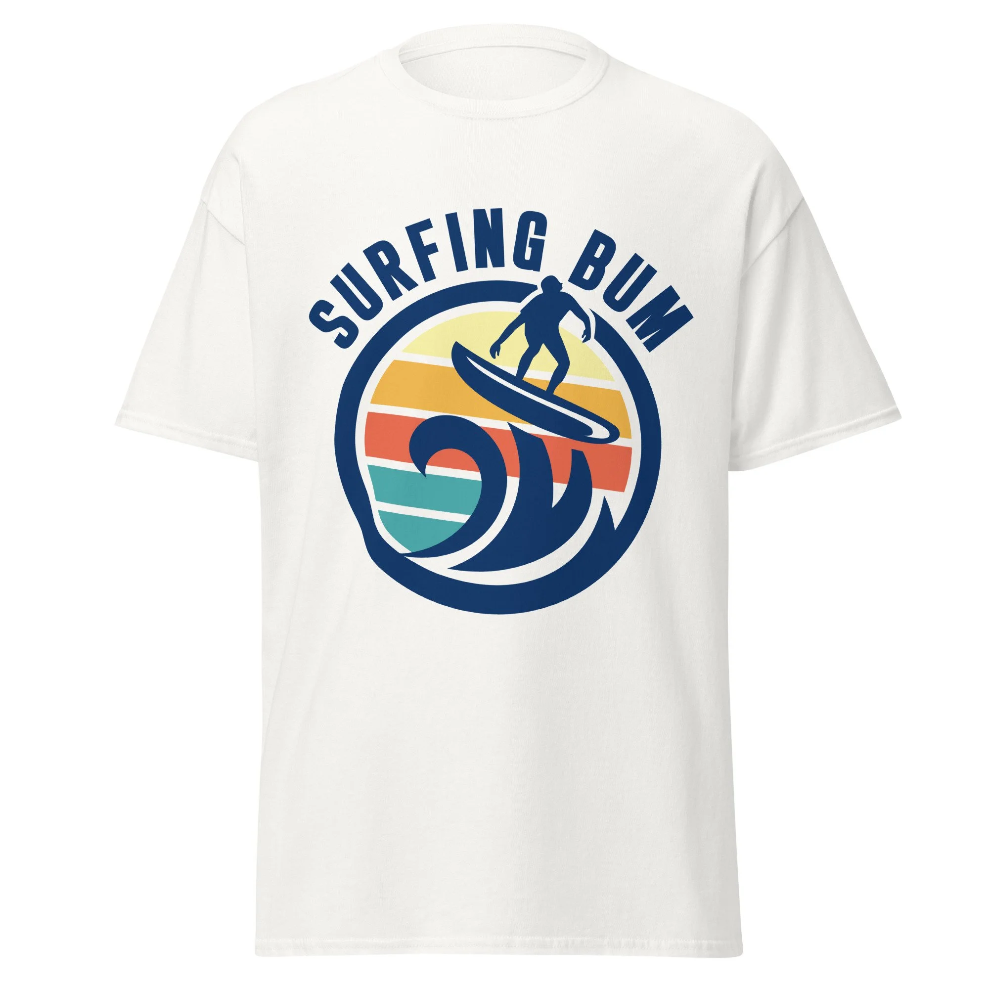 Surfing Bum Classic Retro T-shirt