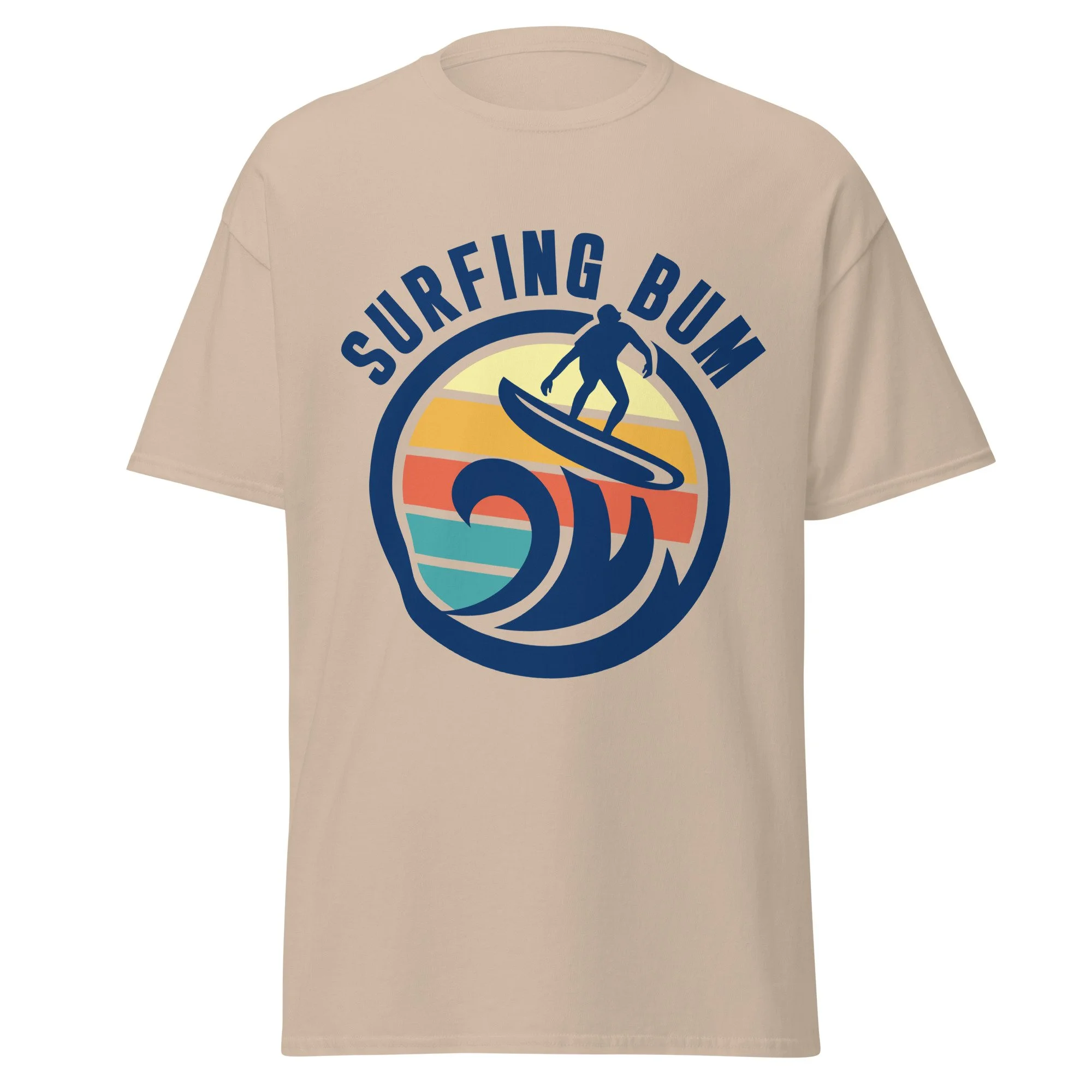 Surfing Bum Classic Retro T-shirt