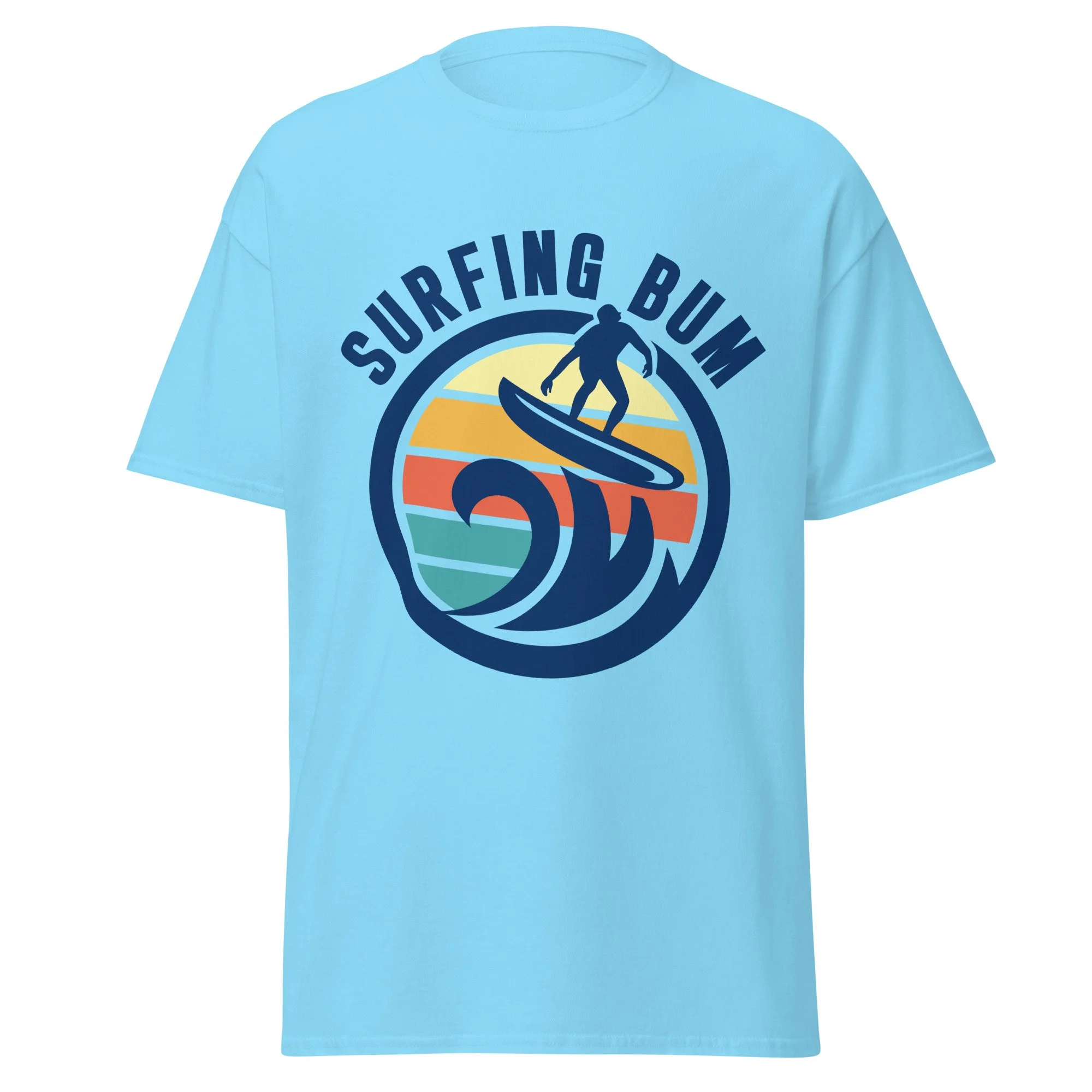 Surfing Bum Classic Retro T-shirt