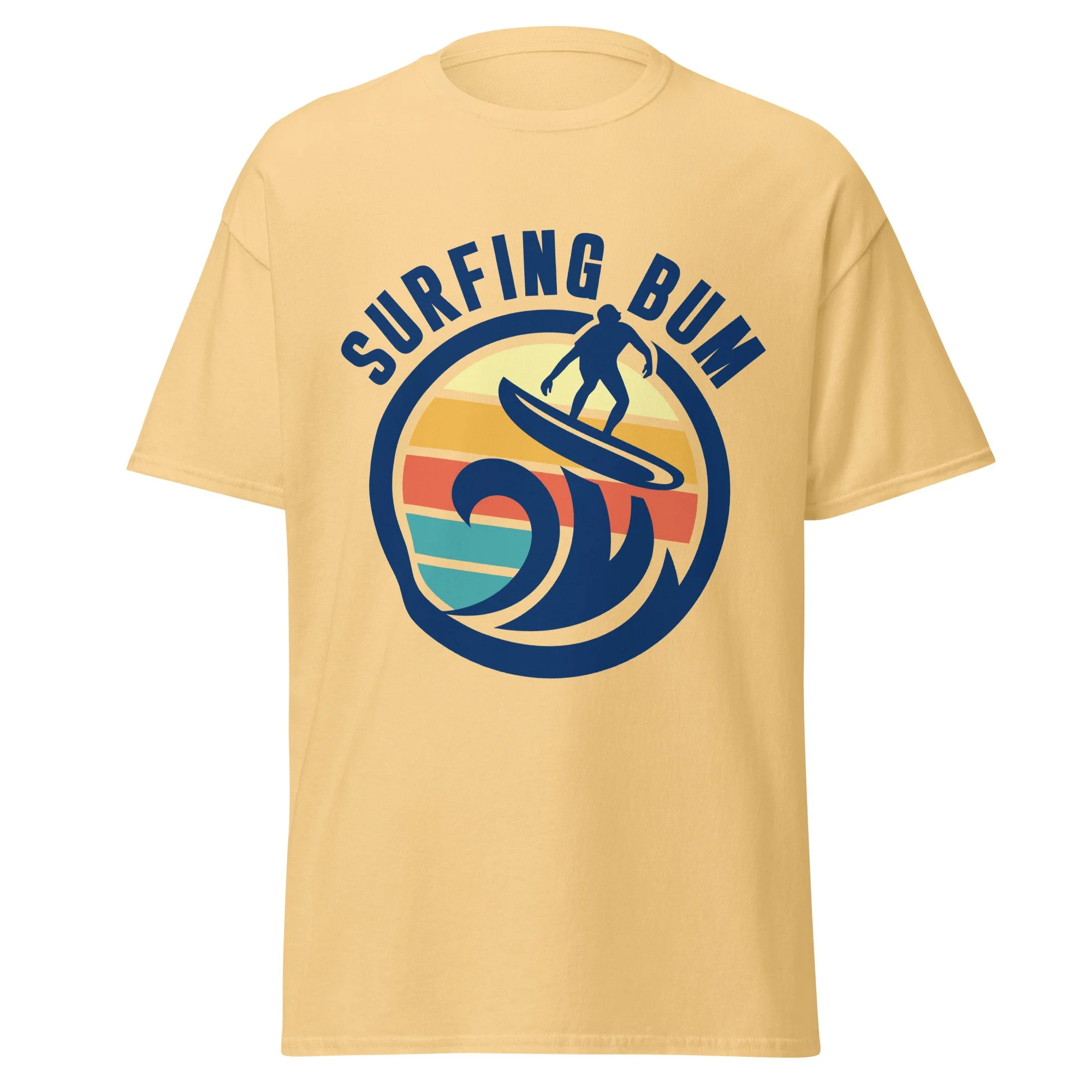 Surfing Bum Classic Retro T-shirt
