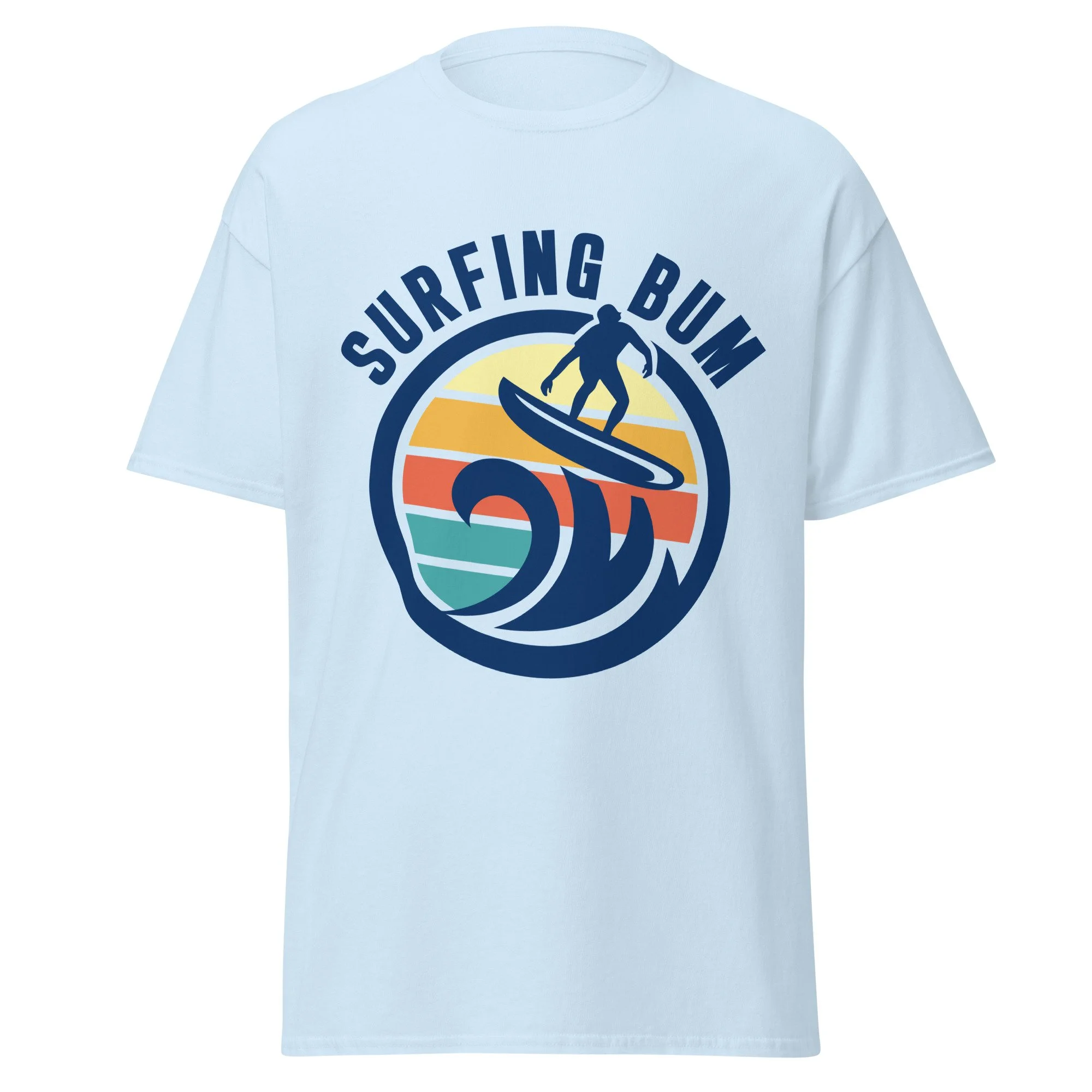 Surfing Bum Classic Retro T-shirt