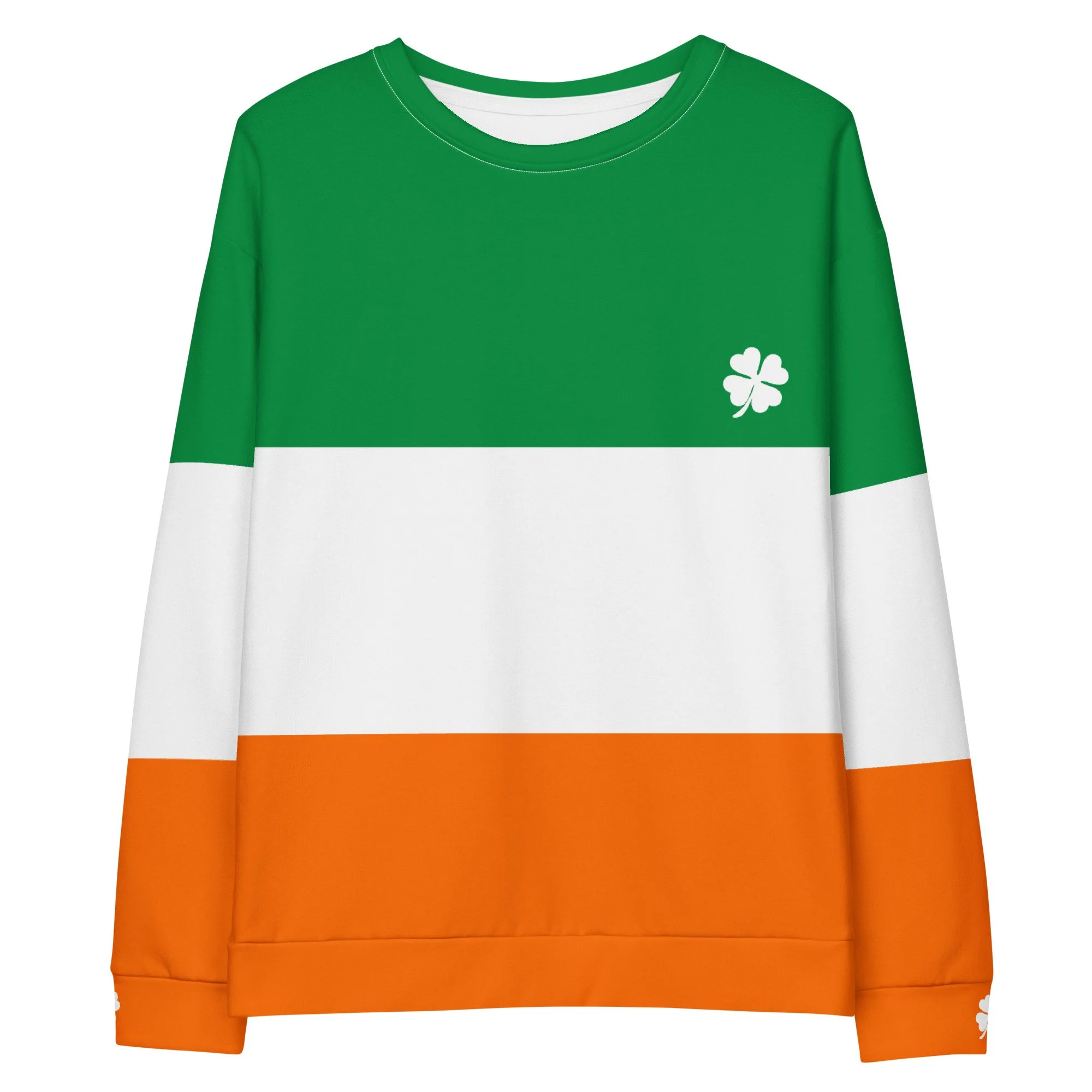 Irish Striped Cotton Sweatshirt