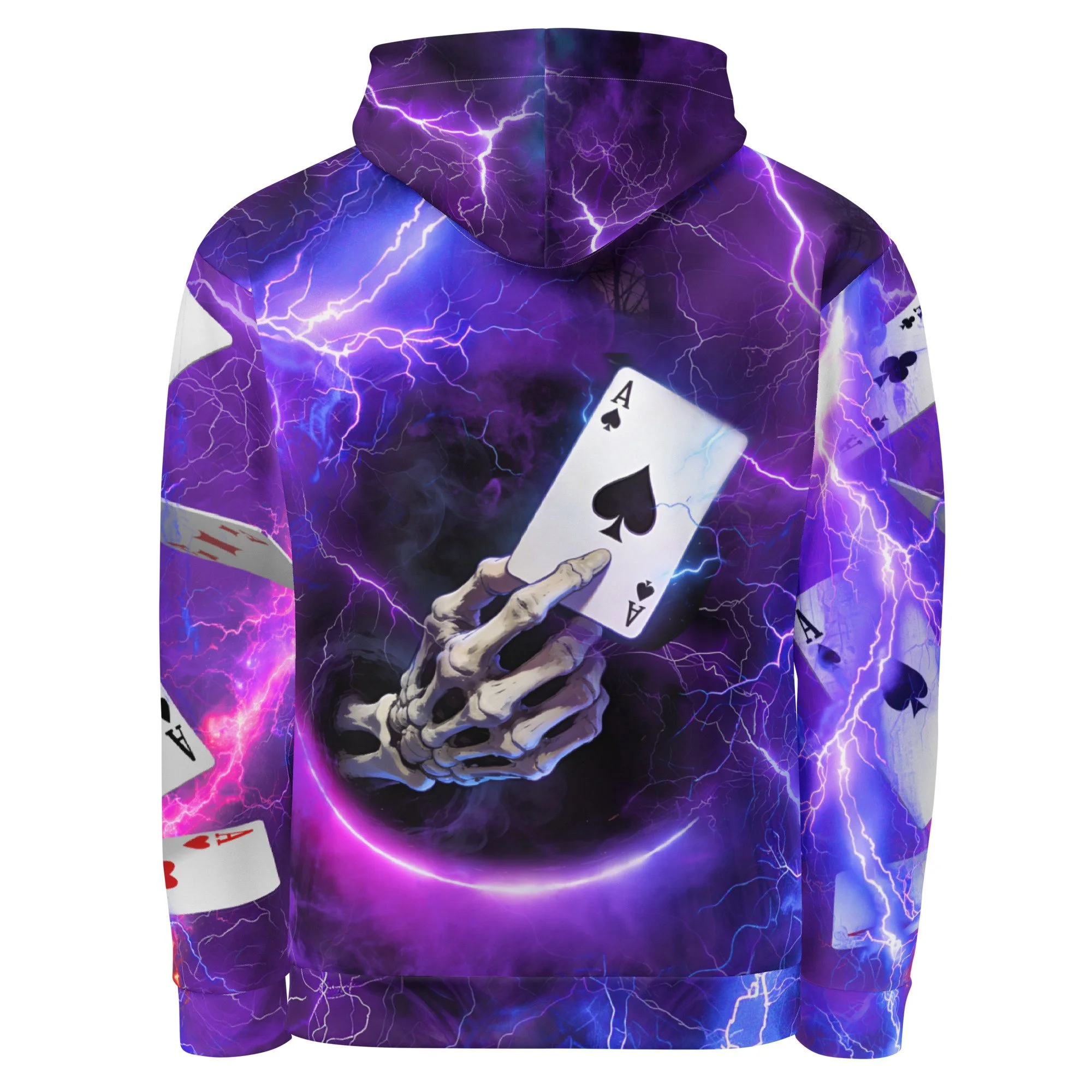 Skeleton with Ace Card Hoodie