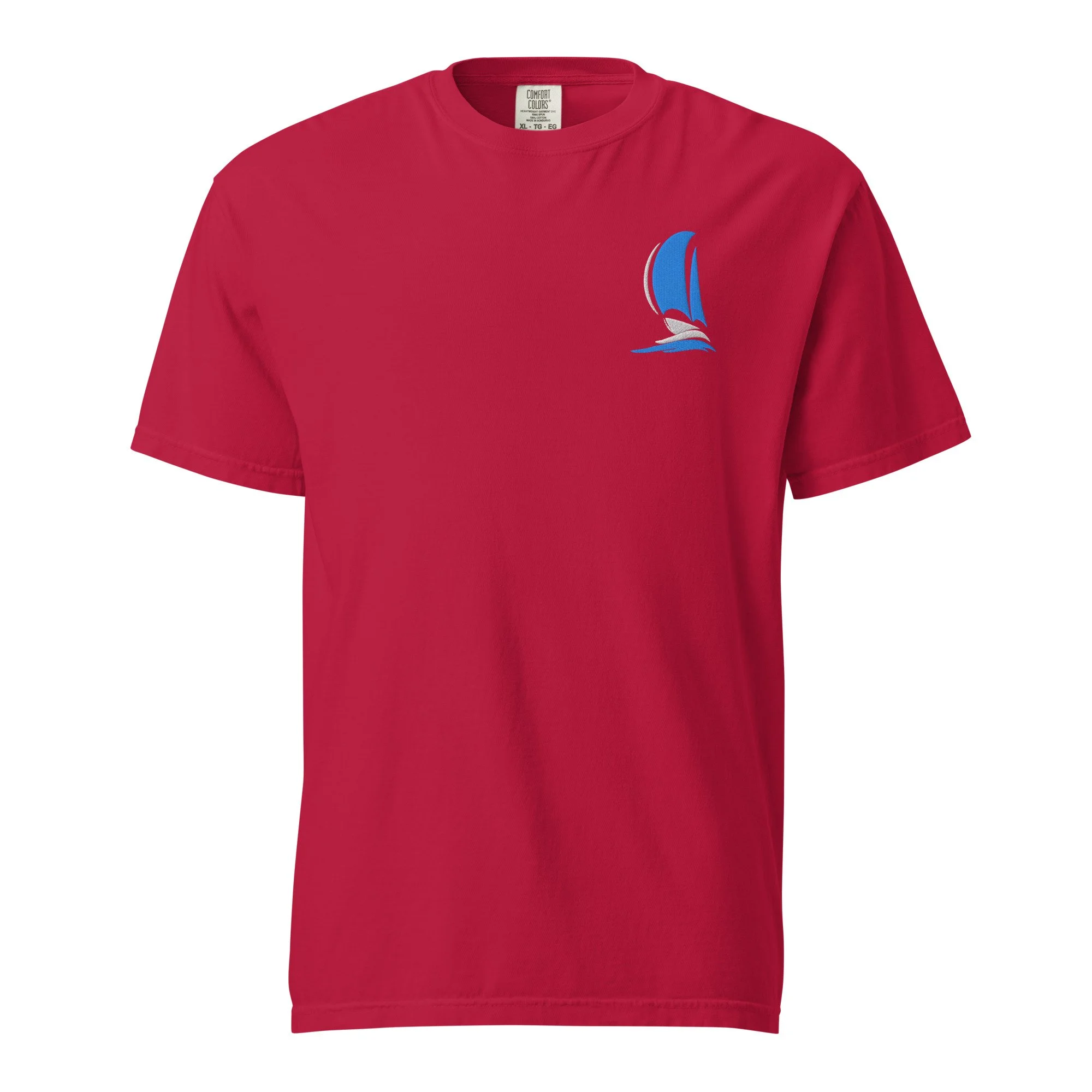 Embroidered Sailboat T-shirt