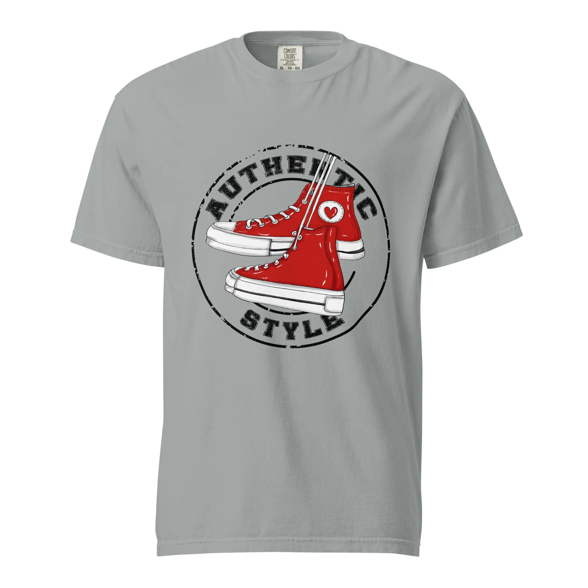 Authentic Style Red Sneakers Tee