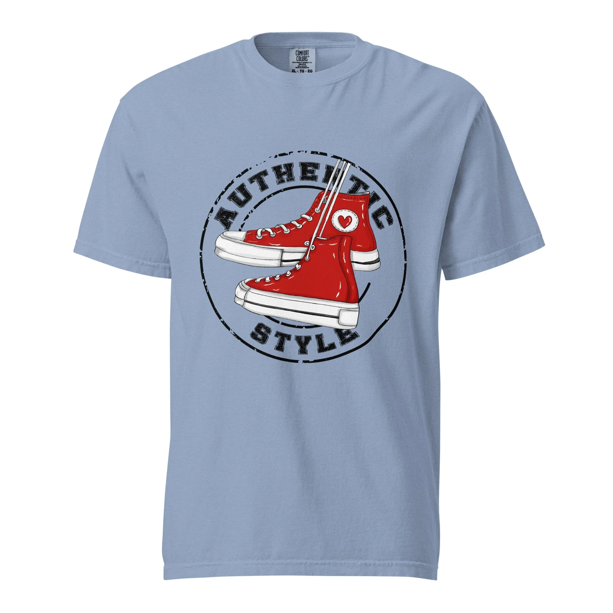 Authentic Style Red Sneakers Tee