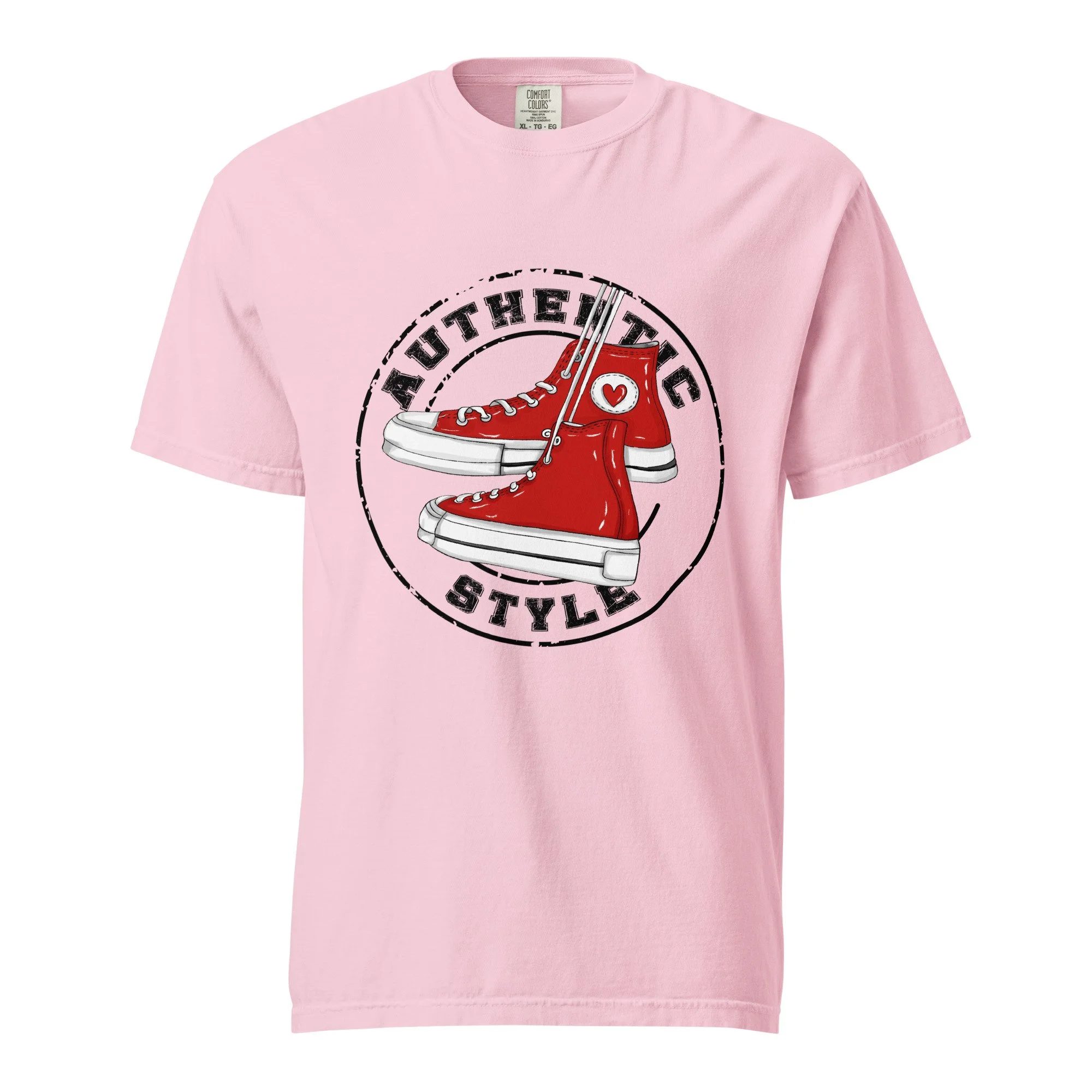 Authentic Style Red Sneakers Tee