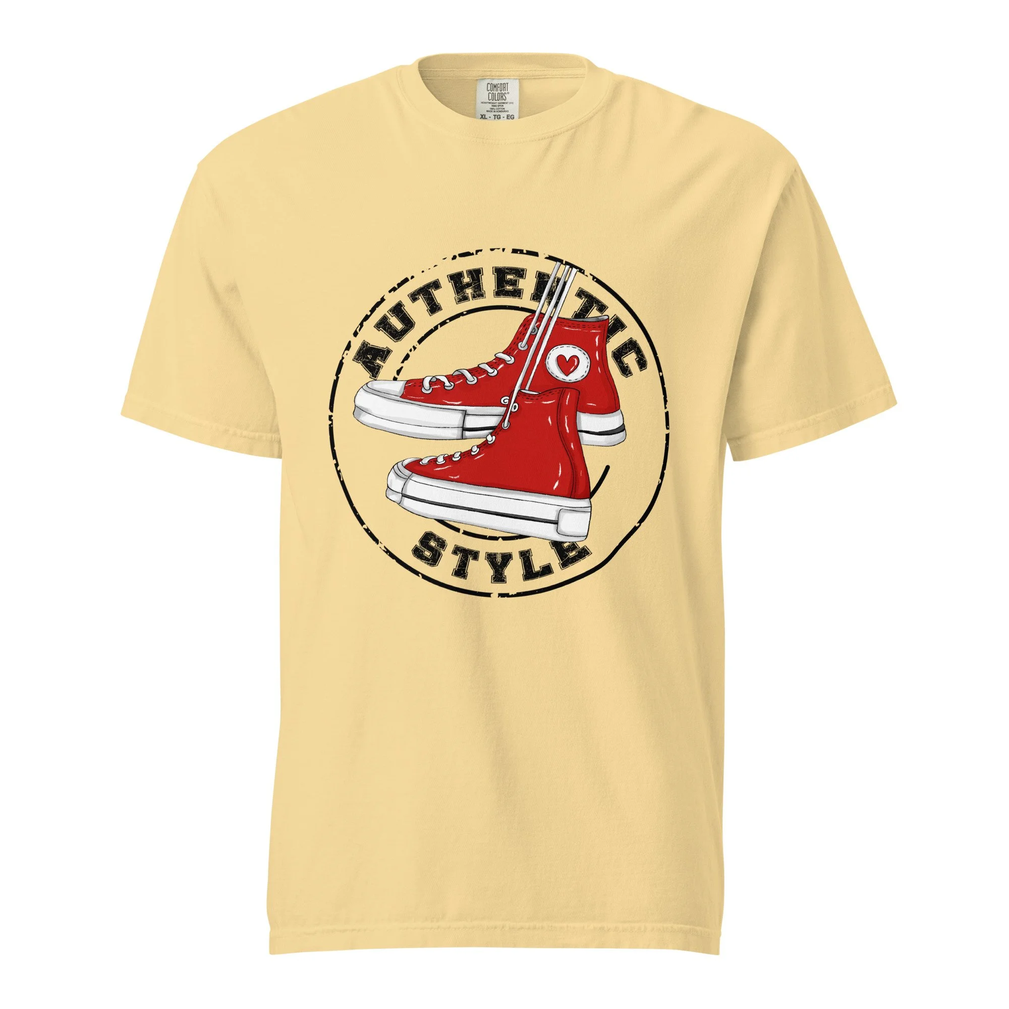 Authentic Style Red Sneakers Tee